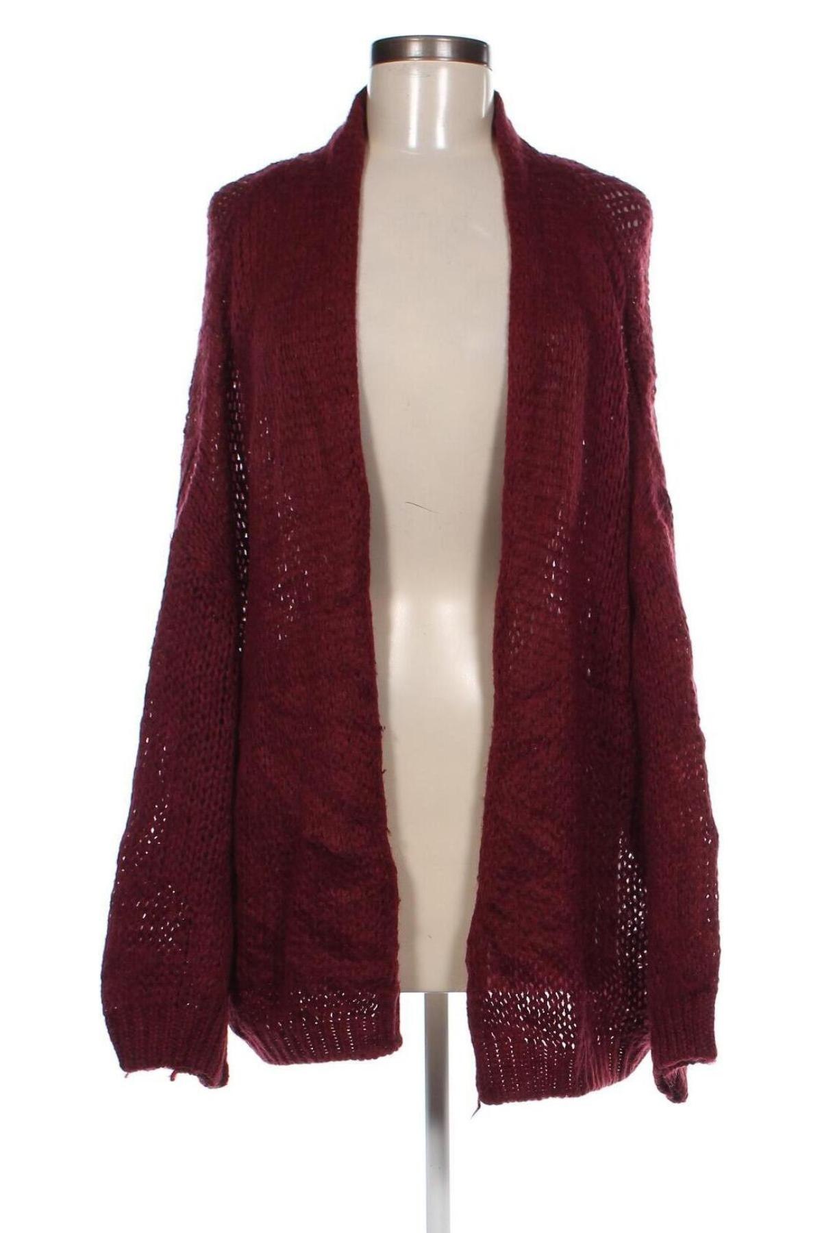 Cardigan de damă Louise, Mărime 3XL, Culoare Roșu, Preț 121,99 Lei