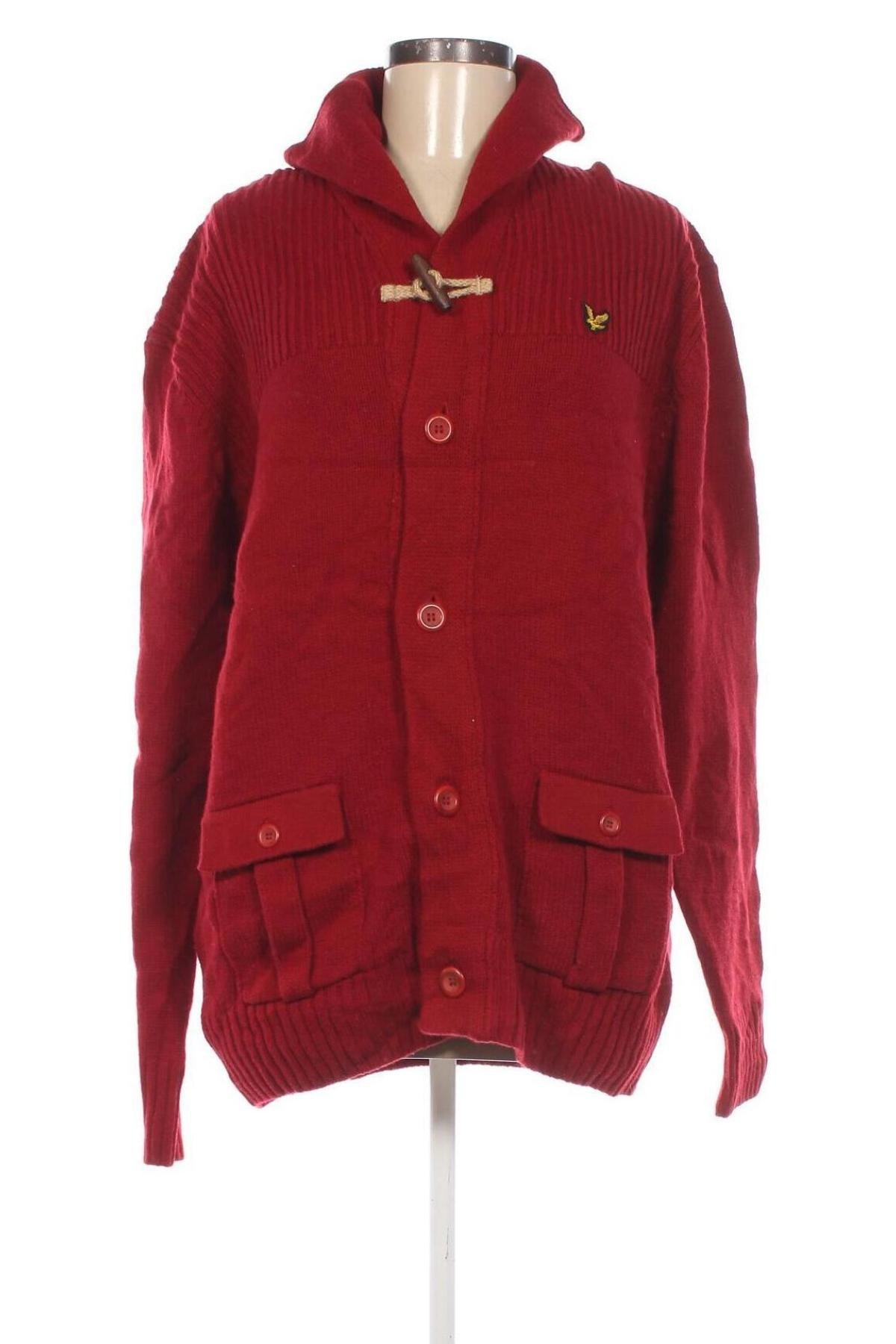 Damen Strickjacke Lyle & Scott, Größe XL, Farbe Rot, Preis € 23,99