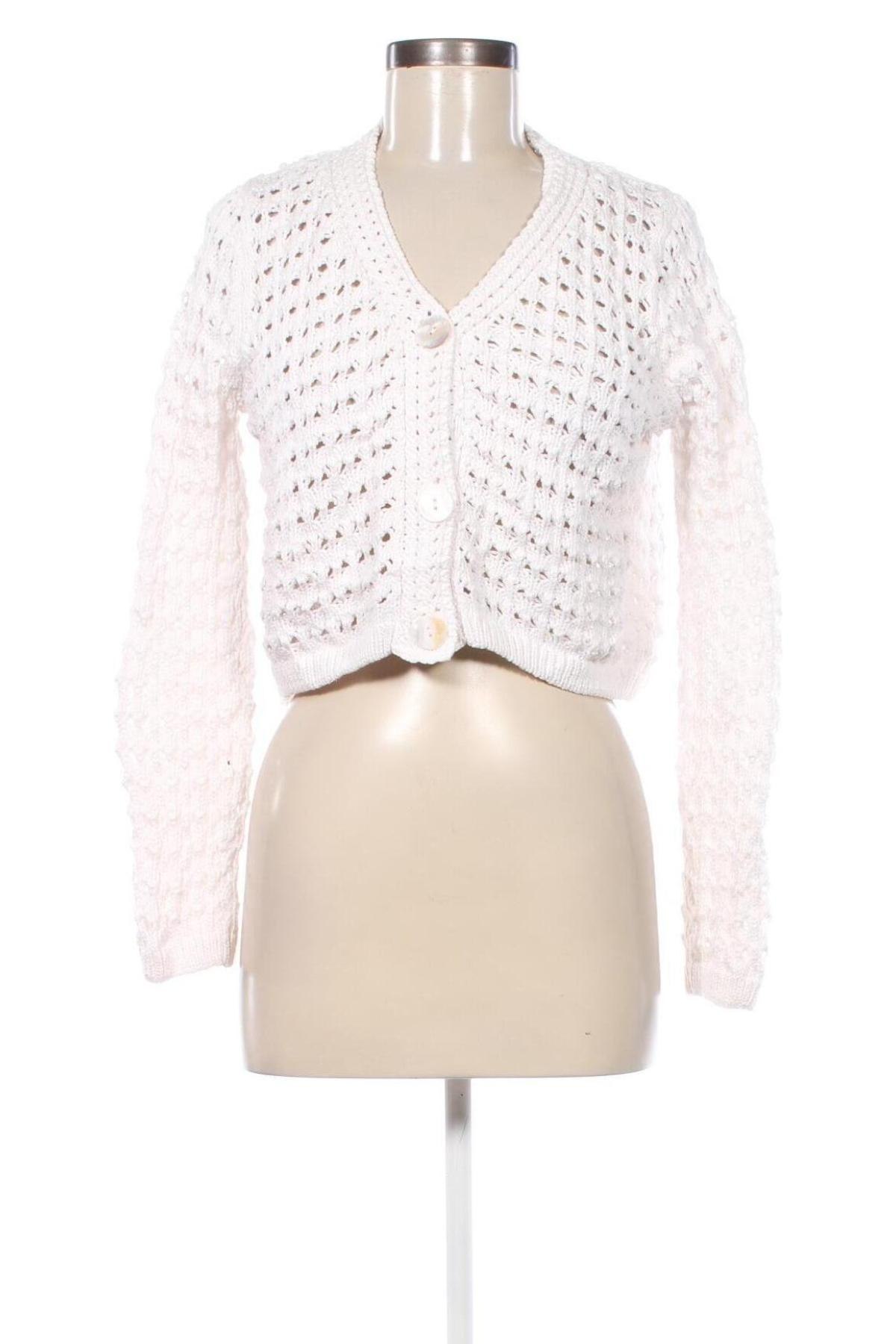 Cardigan de damă Mango, Mărime S, Culoare Alb, Preț 31,99 Lei