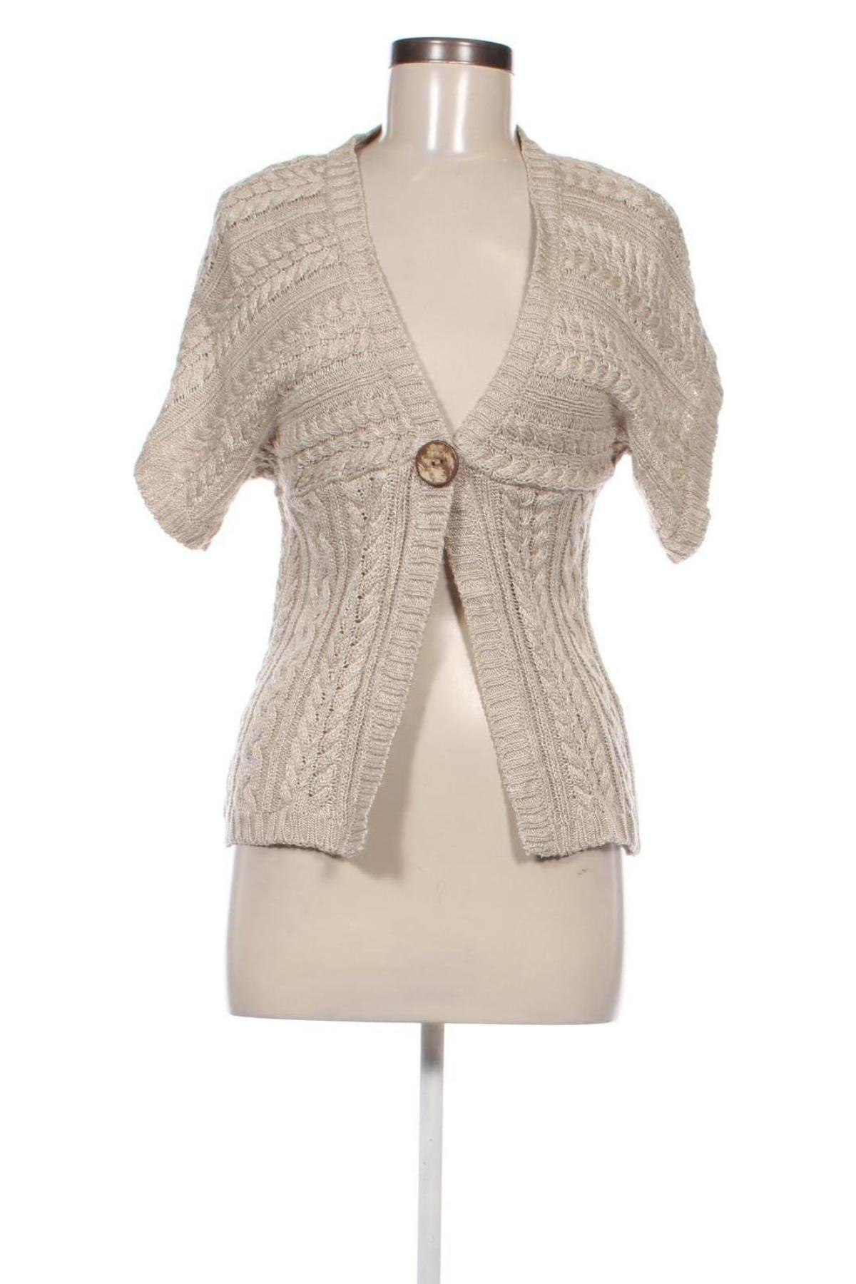 Cardigan de damă Marks & Spencer, Mărime M, Culoare Bej, Preț 22,99 Lei