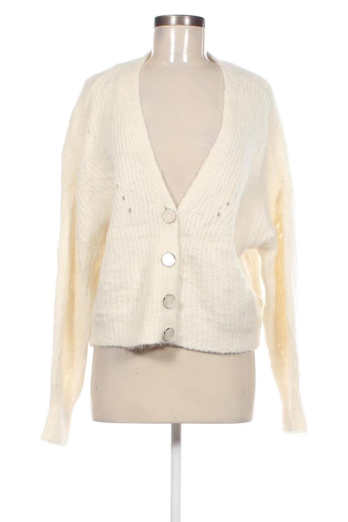 Cardigan de damă Massimo Dutti, Mărime S, Culoare Ecru, Preț 102,99 Lei