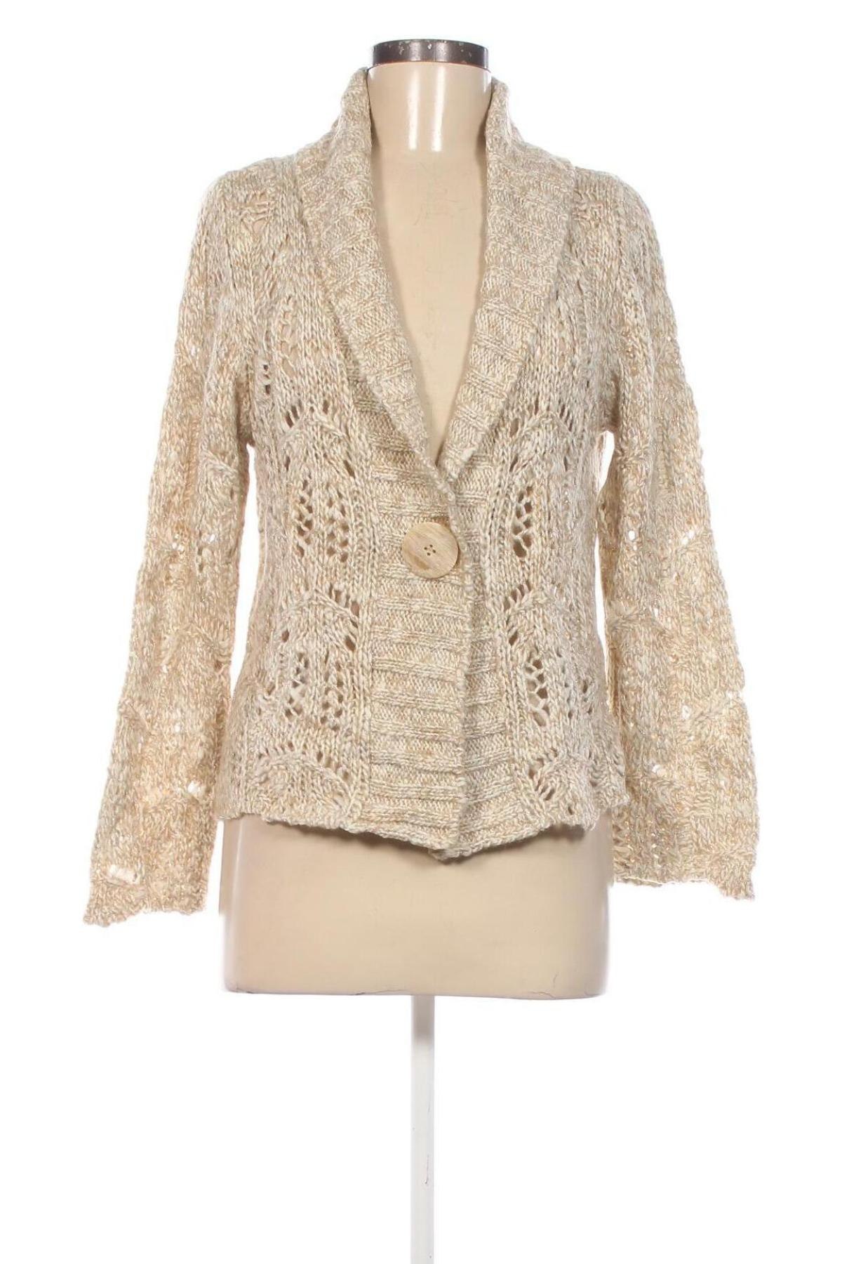 Cardigan de damă Monari, Mărime L, Culoare Bej, Preț 102,99 Lei