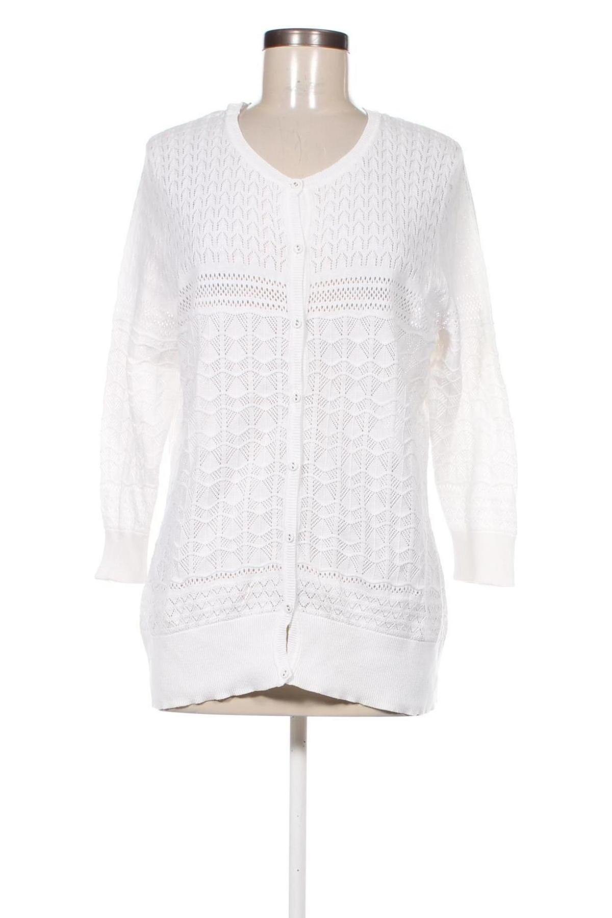 Cardigan de damă Monsoon, Mărime L, Culoare Alb, Preț 68,99 Lei