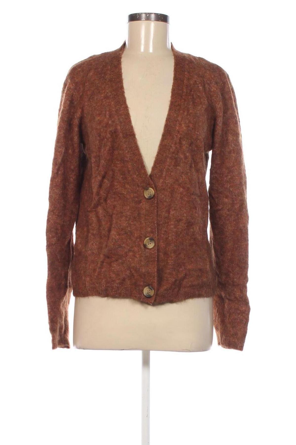 Cardigan de damă Object, Mărime L, Culoare Maro, Preț 80,99 Lei