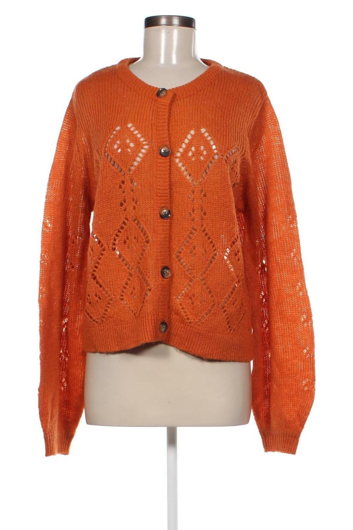 Damen Strickjacke Ofelia, Größe XL, Farbe Orange, Preis € 10,49