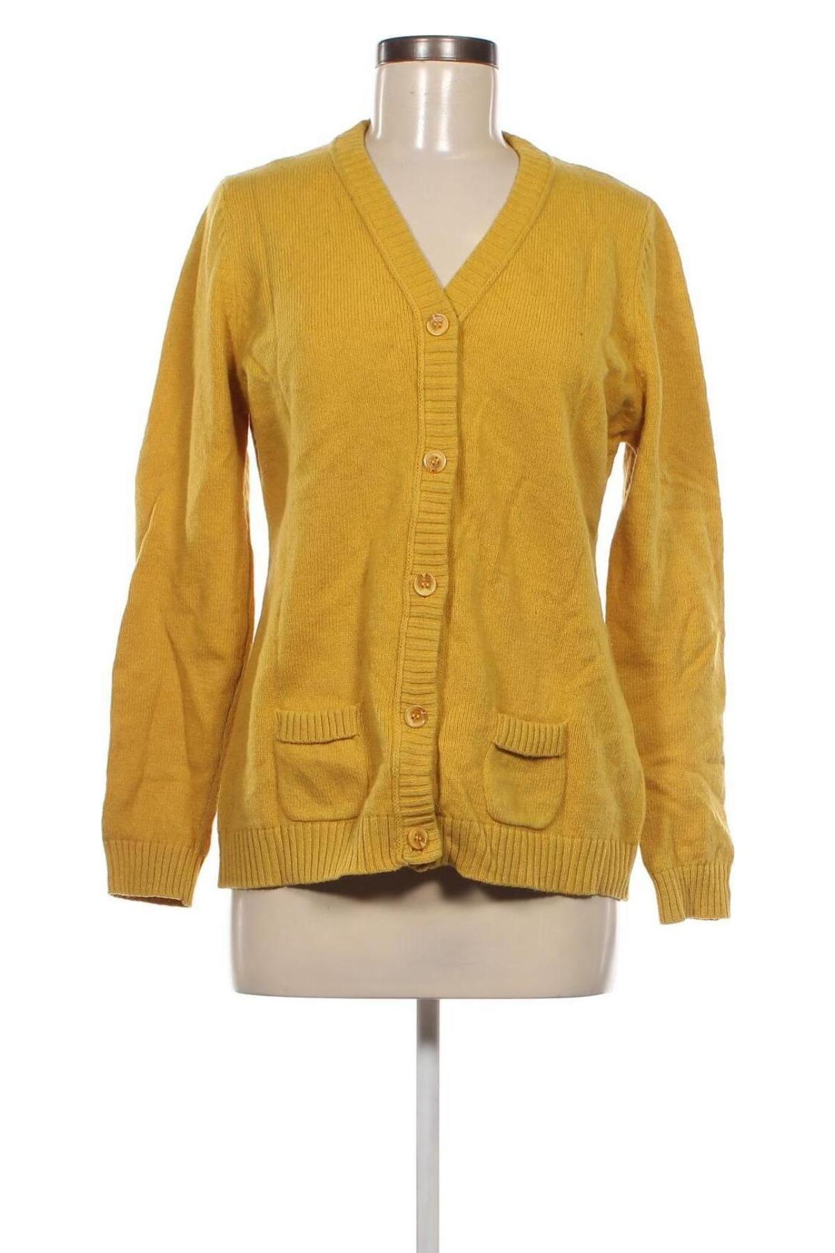 Cardigan de damă Pia Jessen, Mărime L, Culoare Galben, Preț 95,99 Lei