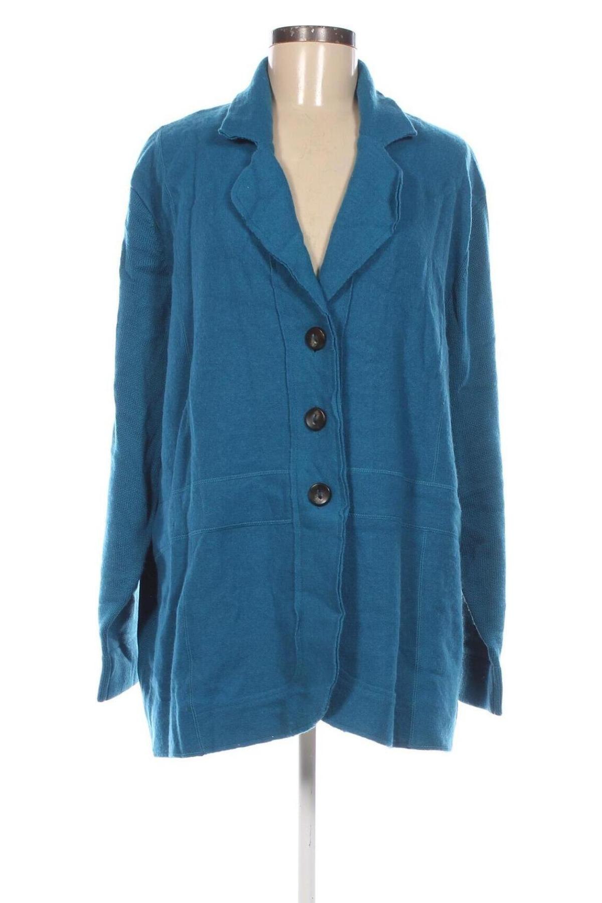 Damen Strickjacke Samoon By Gerry Weber, Größe L, Farbe Blau, Preis € 15,99