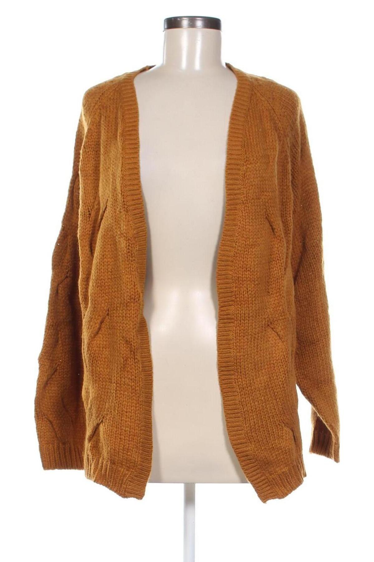 Damen Strickjacke VILA, Größe L, Farbe Orange, Preis 18,99 €