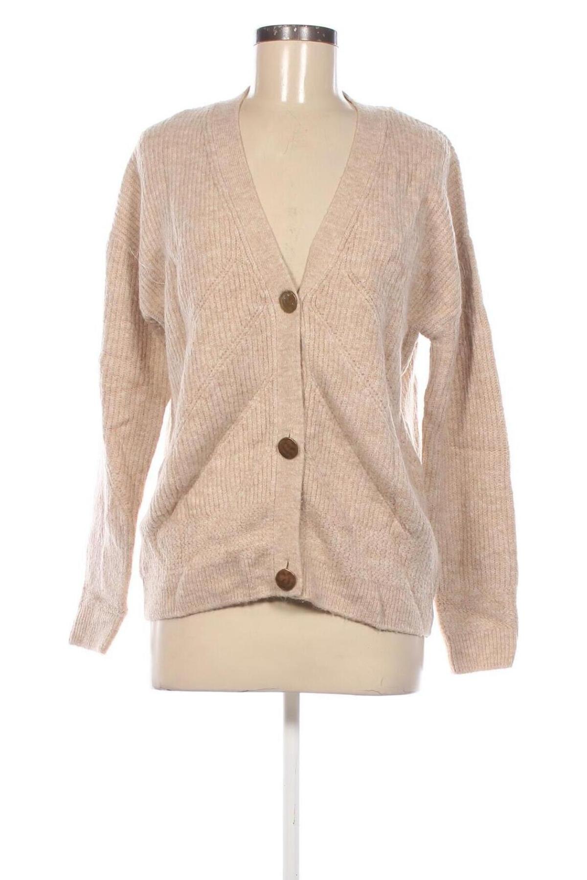 Cardigan de damă Yessica, Mărime M, Culoare Bej, Preț 33,99 Lei