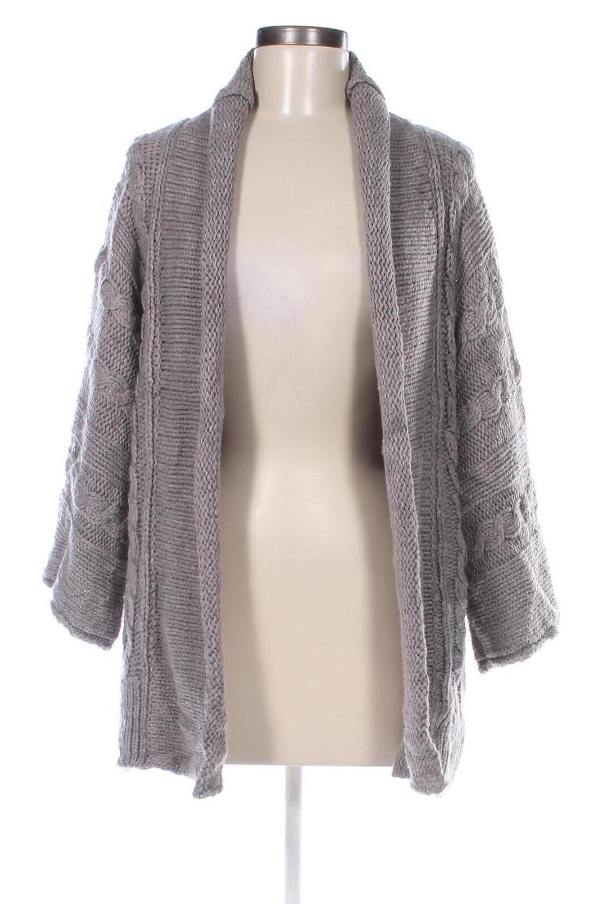 Cardigan de damă Yessica, Mărime L, Culoare Gri, Preț 43,99 Lei