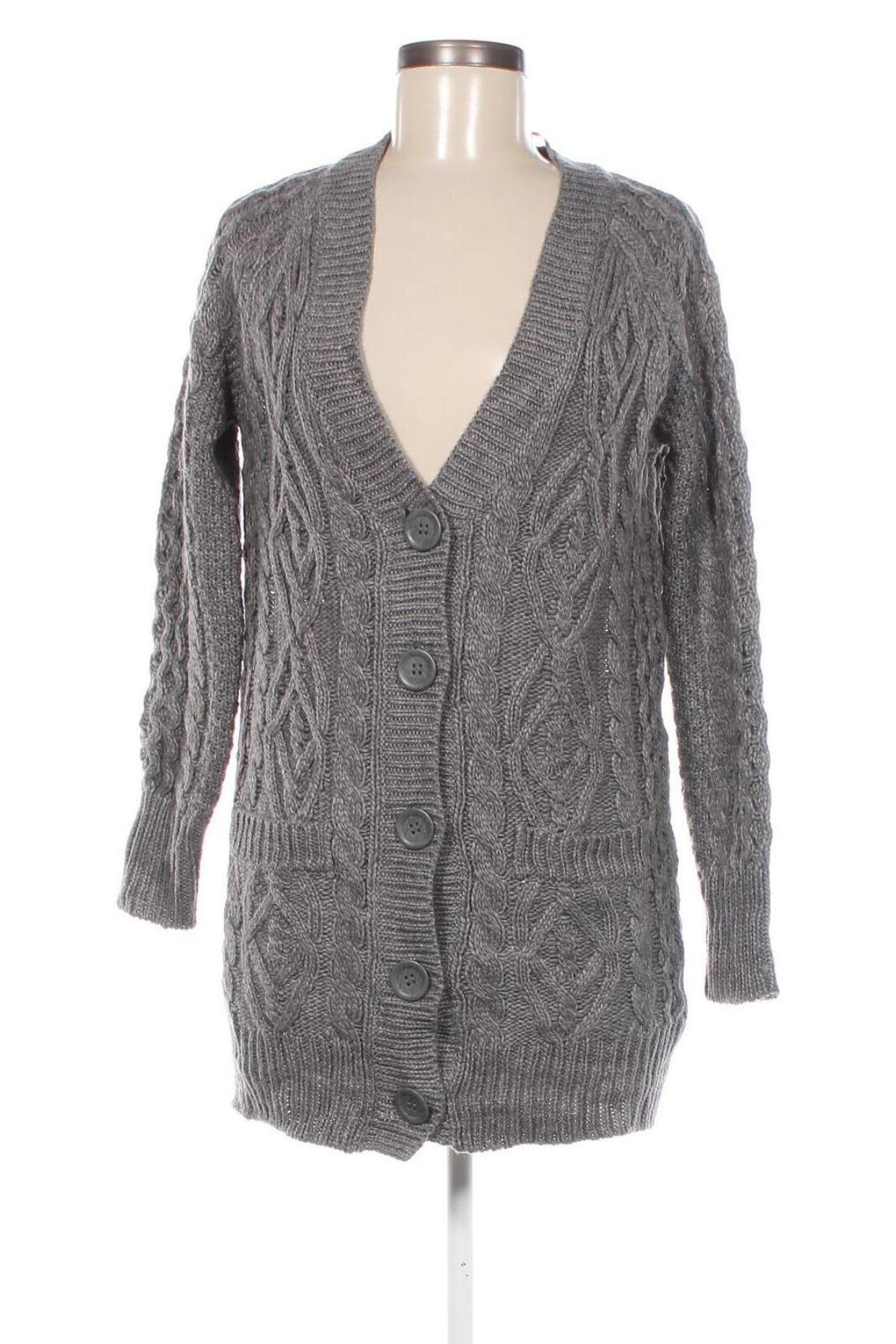 Dámsky kardigán Zara Knitwear, Velikost S, Barva Šedá, Cena  439,00 Kč