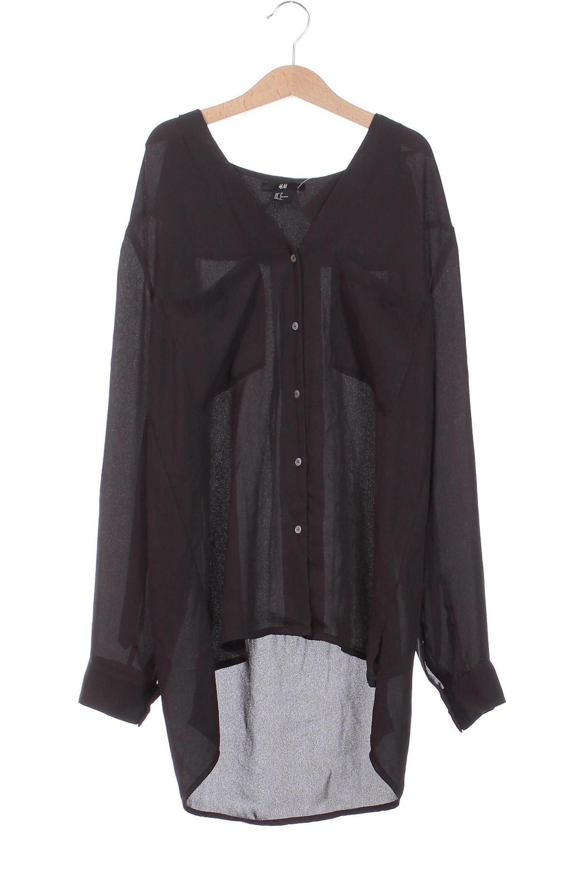 Damenbluse H&M, Größe XS, Farbe Schwarz, Preis € 8,99