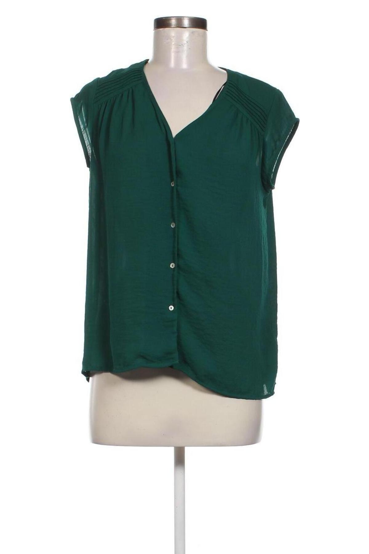 Cămașă de femei H&M Conscious Collection, Mărime S, Culoare Verde, Preț 48,99 Lei