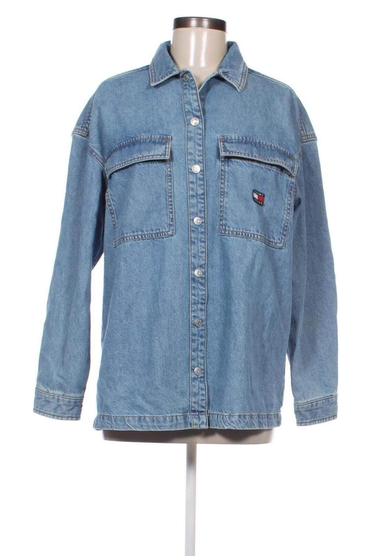 Damenbluse Tommy Jeans, Größe S, Farbe Blau, Preis 74,99 €