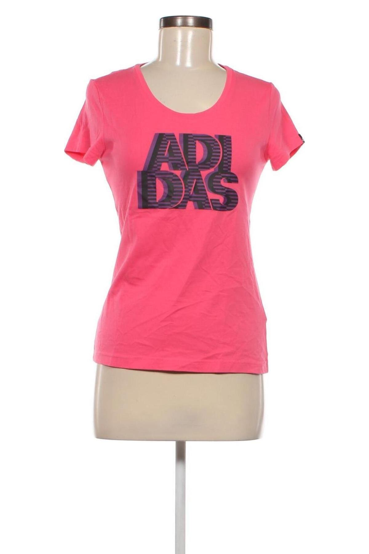 Damen T-Shirt Adidas, Größe S, Farbe Rosa, Preis 18,49 €