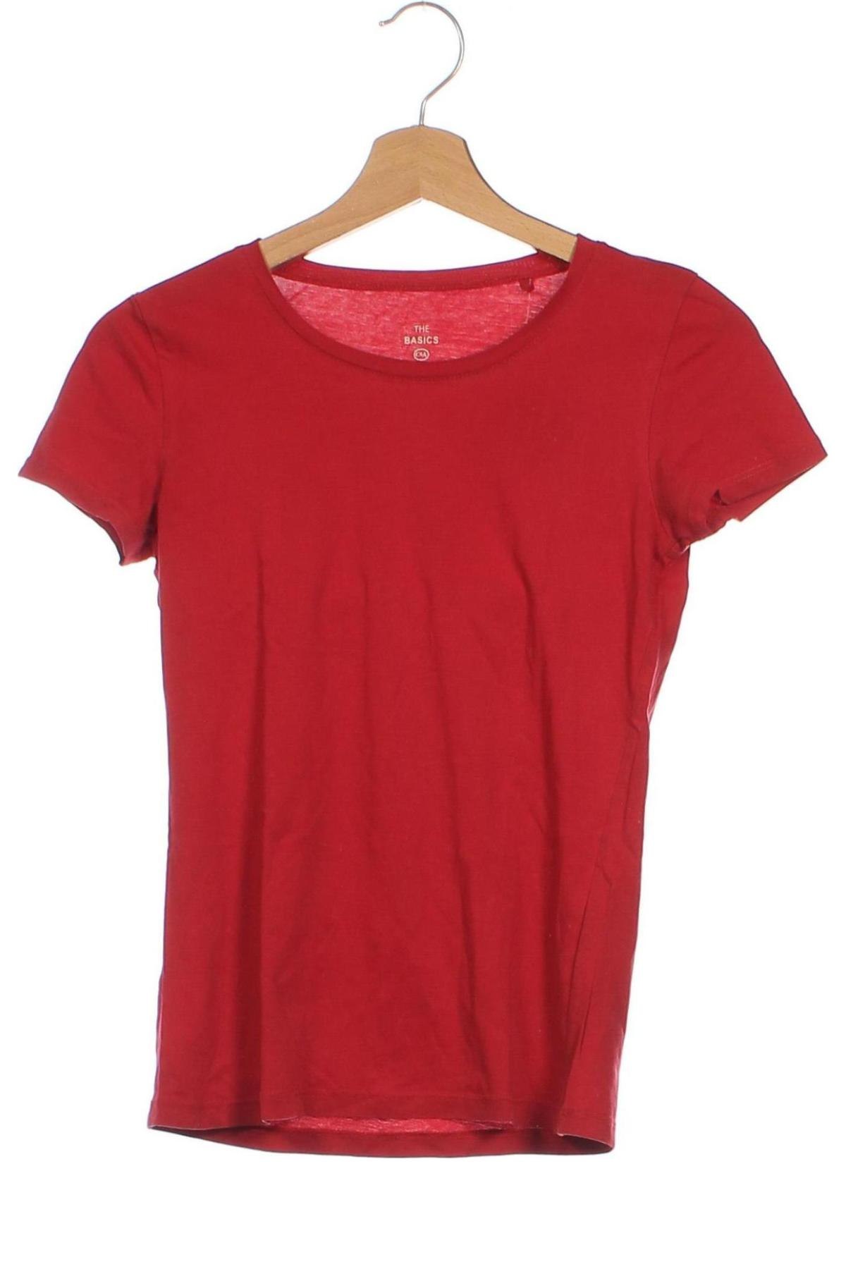 Damen T-Shirt C&A, Größe XS, Farbe Rot, Preis 4,99 €