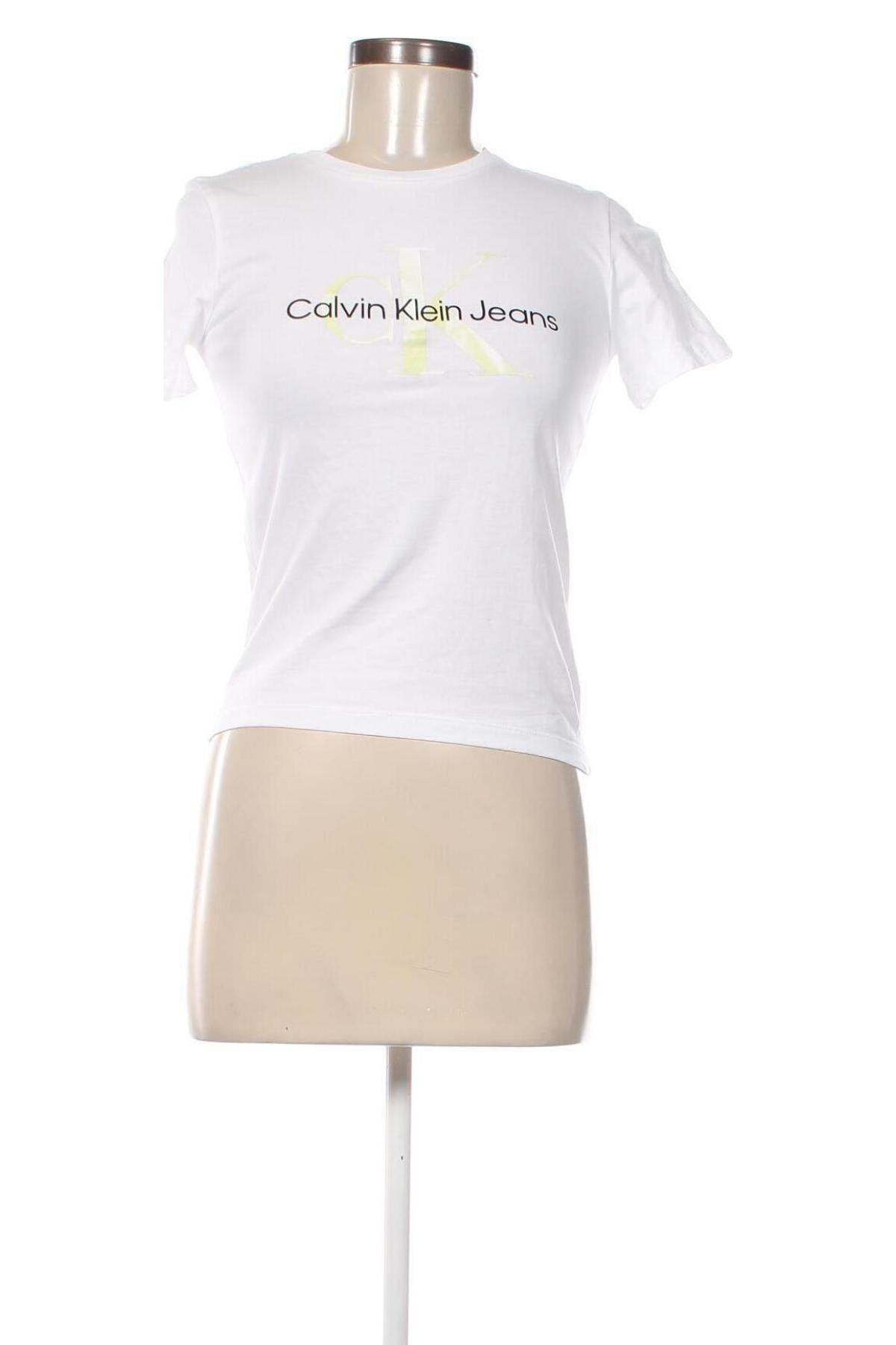 Dámské tričko Calvin Klein Jeans, Velikost M, Barva Bílá, Cena  1 309,00 Kč