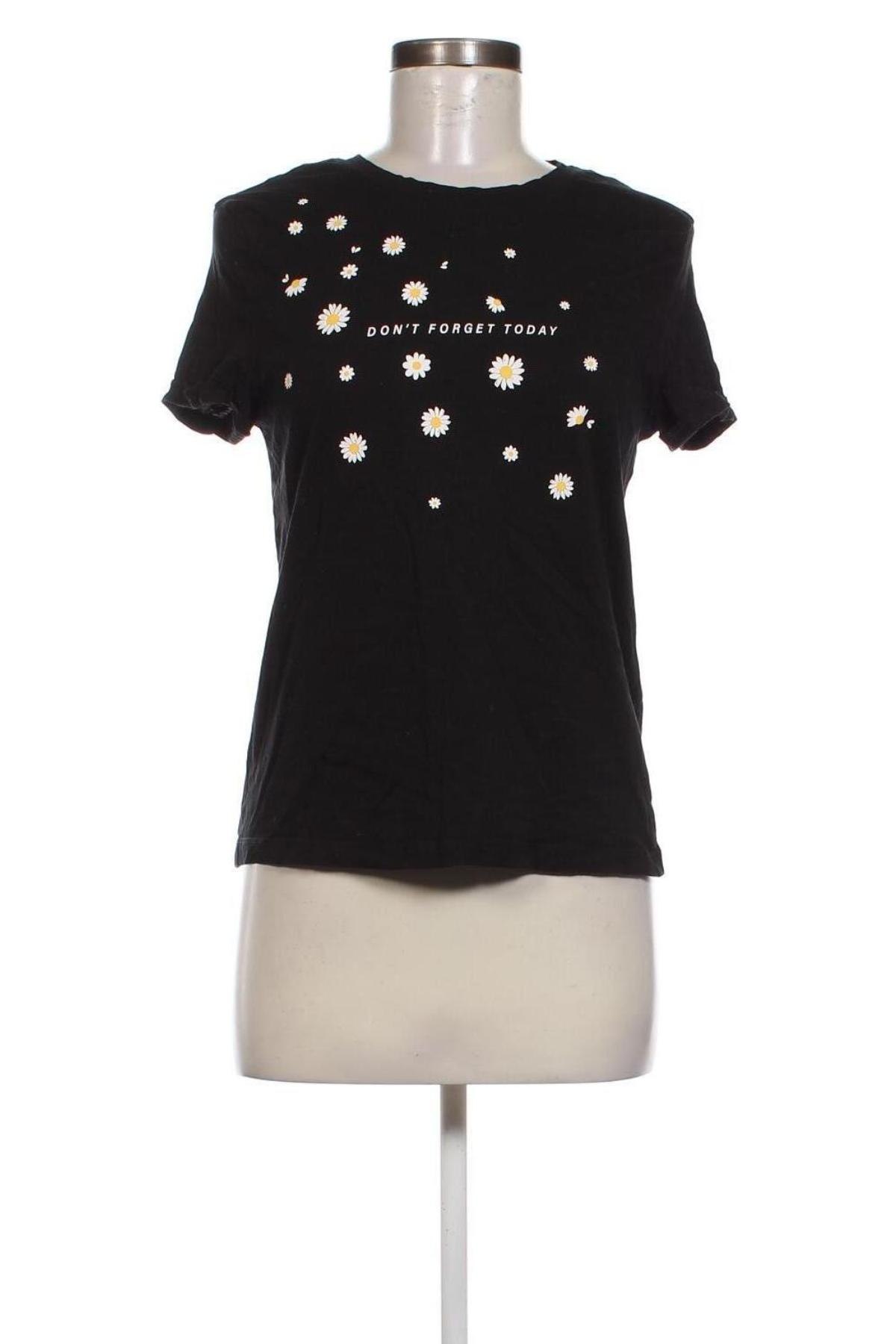 Tricou de femei Clockhouse, Mărime S, Culoare Negru, Preț 22,99 Lei