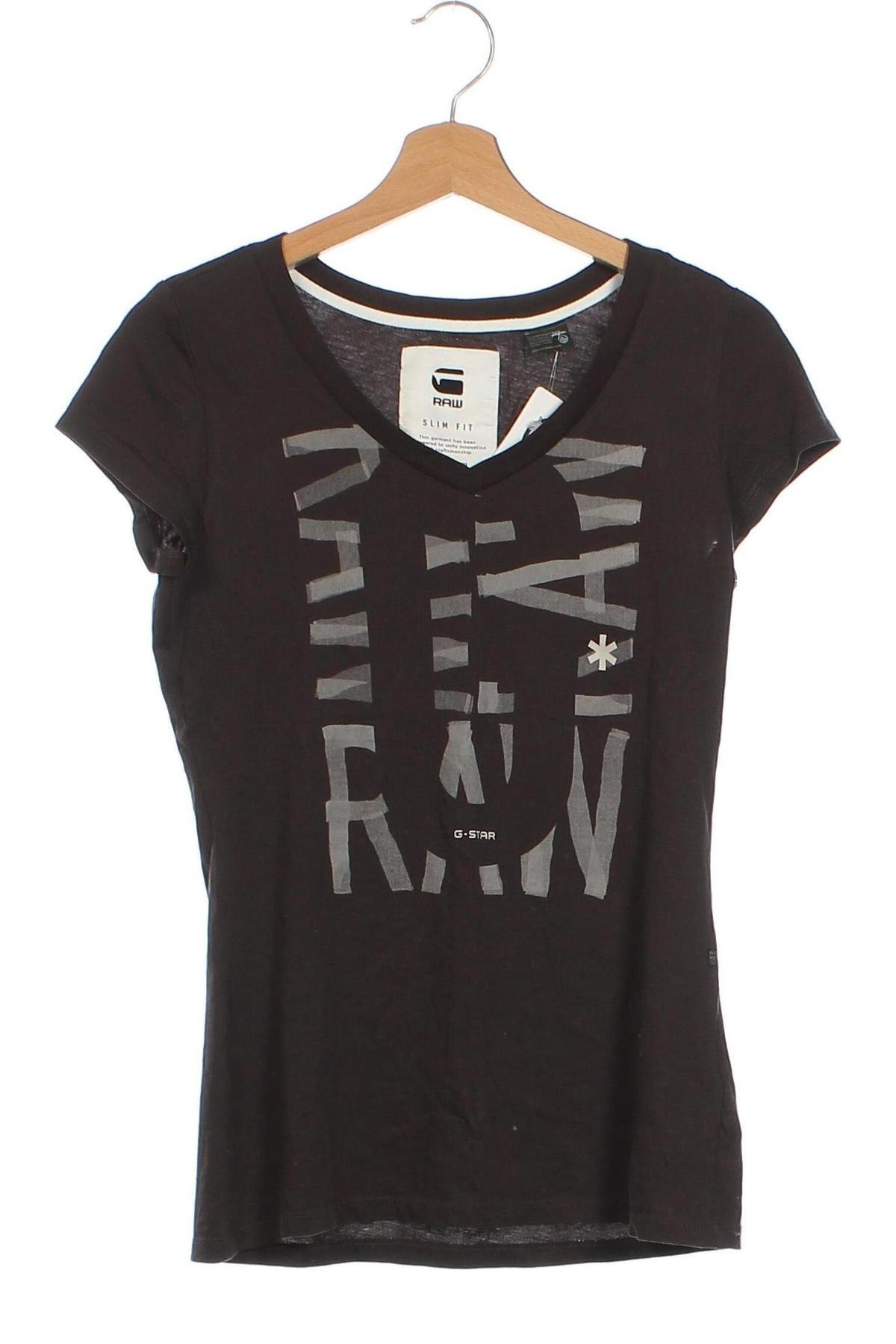 Damski T-shirt G-Star Raw, Rozmiar XS, Kolor Szary, Cena 44,94 zł