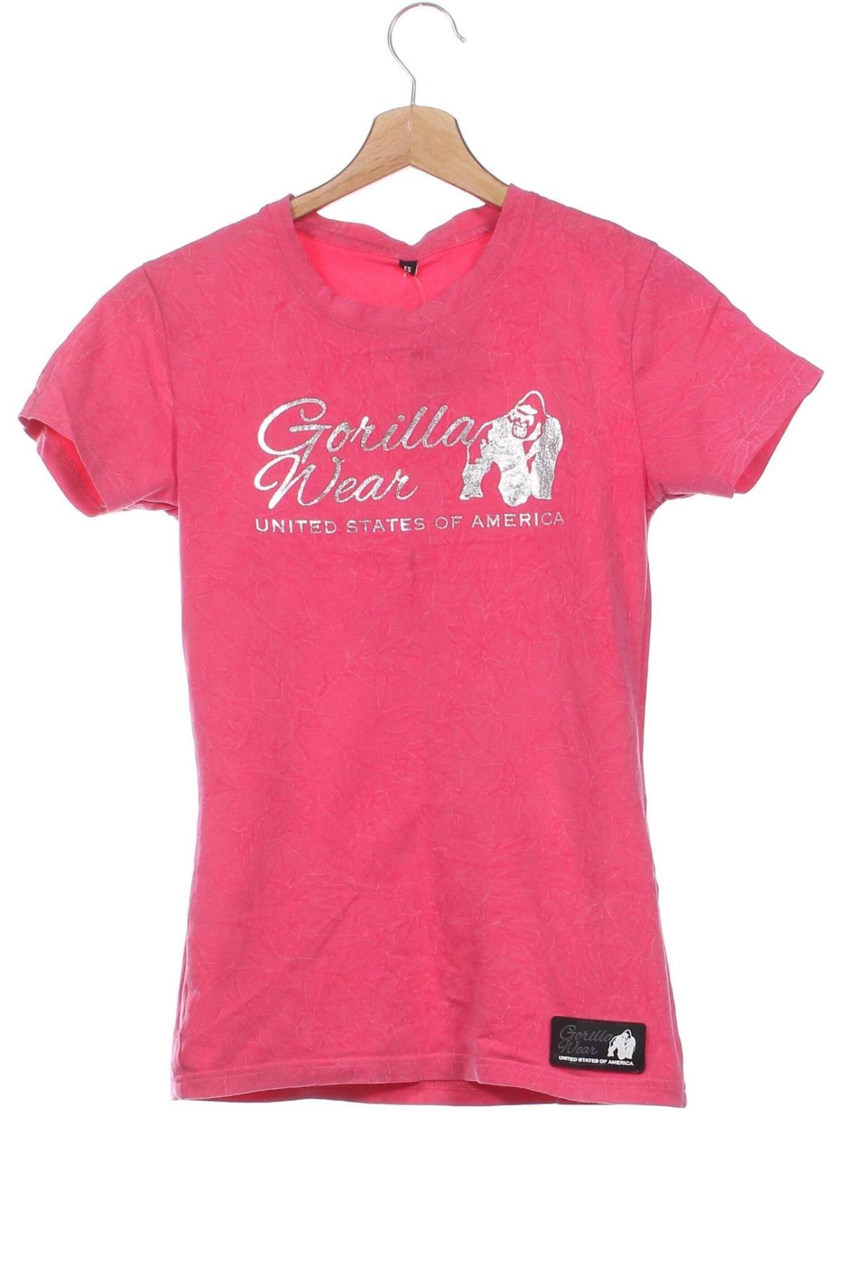 Damen T-Shirt Gorilla Wear, Größe XS, Farbe Rosa, Preis € 9,21