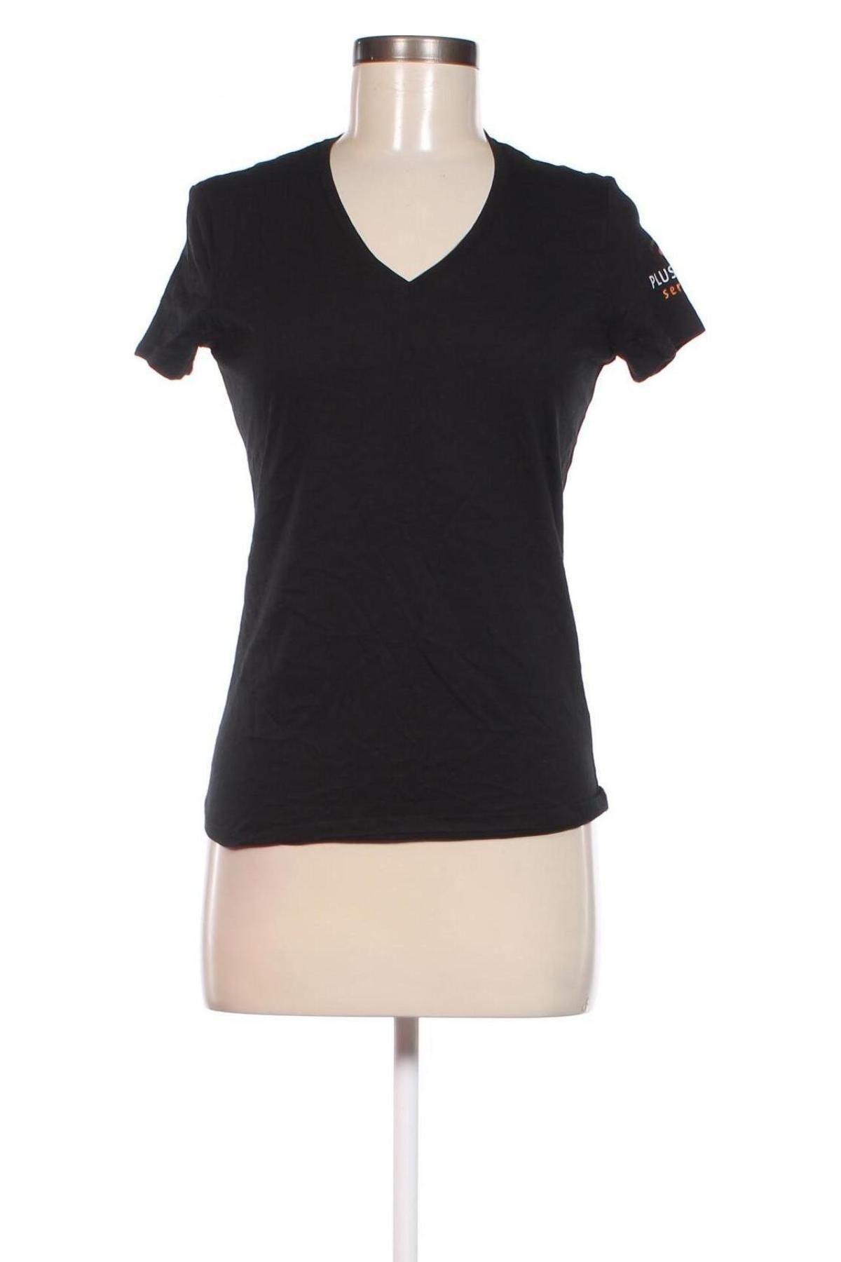 Damen T-Shirt Kariban, Größe S, Farbe Schwarz, Preis 4,49 €