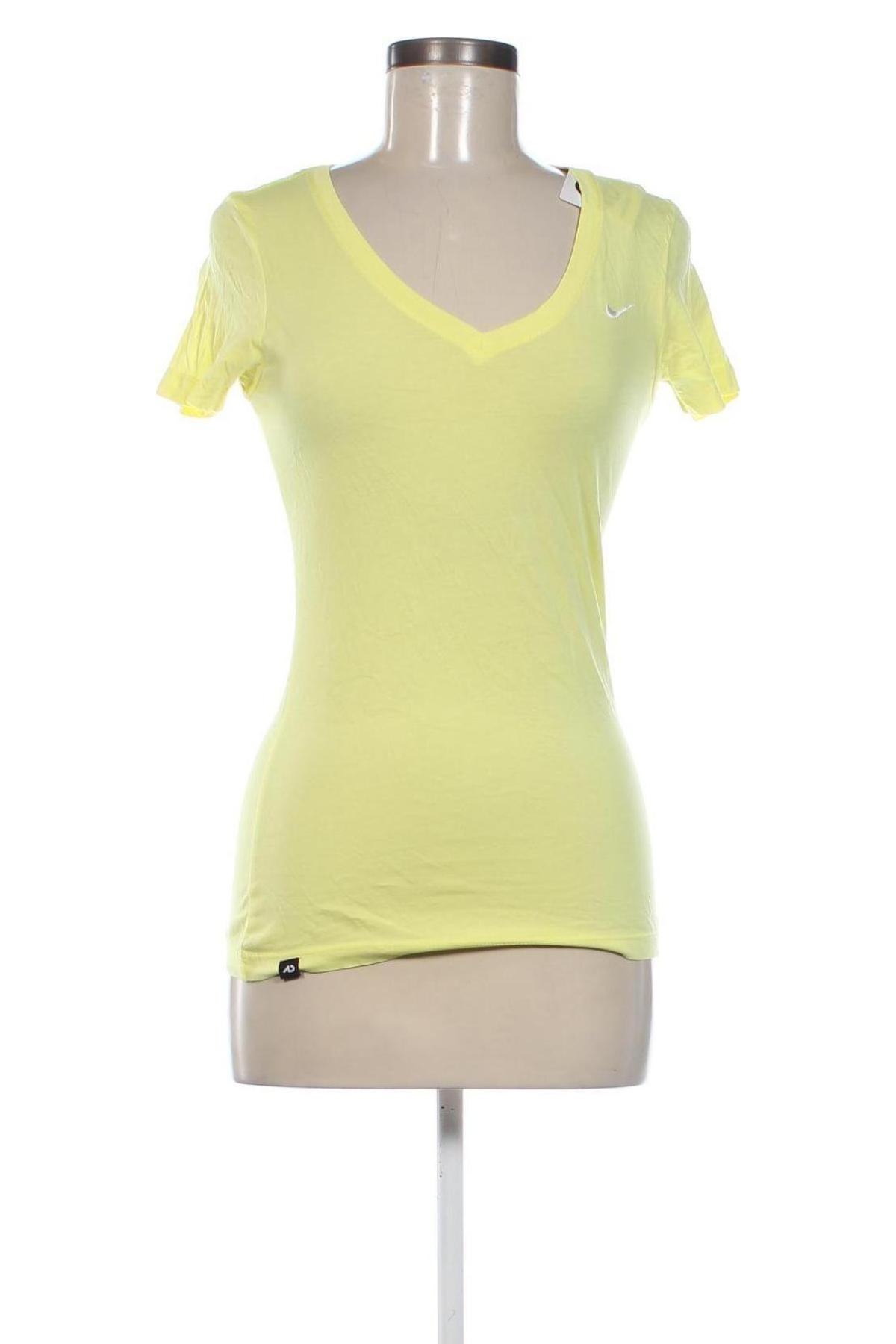 Damen T-Shirt Nike, Größe S, Farbe Gelb, Preis 13,49 €