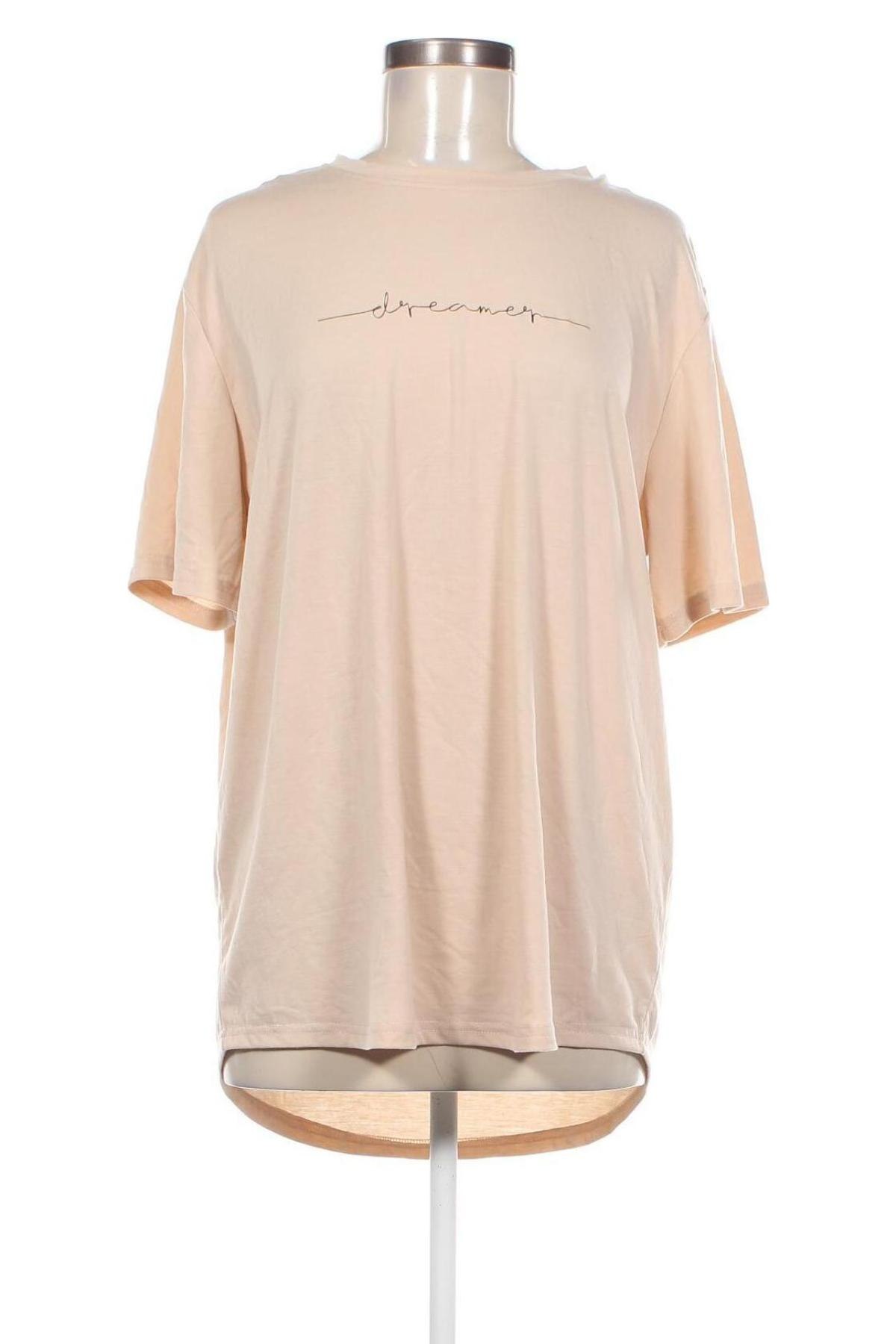 Γυναικείο t-shirt SHEIN, Μέγεθος L, Χρώμα  Μπέζ, Τιμή 5,99 €