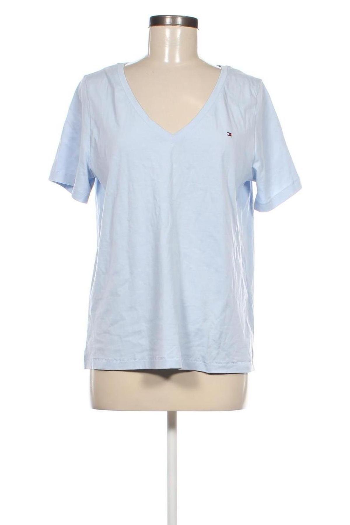 Γυναικείο t-shirt Tommy Hilfiger, Μέγεθος M, Χρώμα Μπλέ, Τιμή 21,99 €