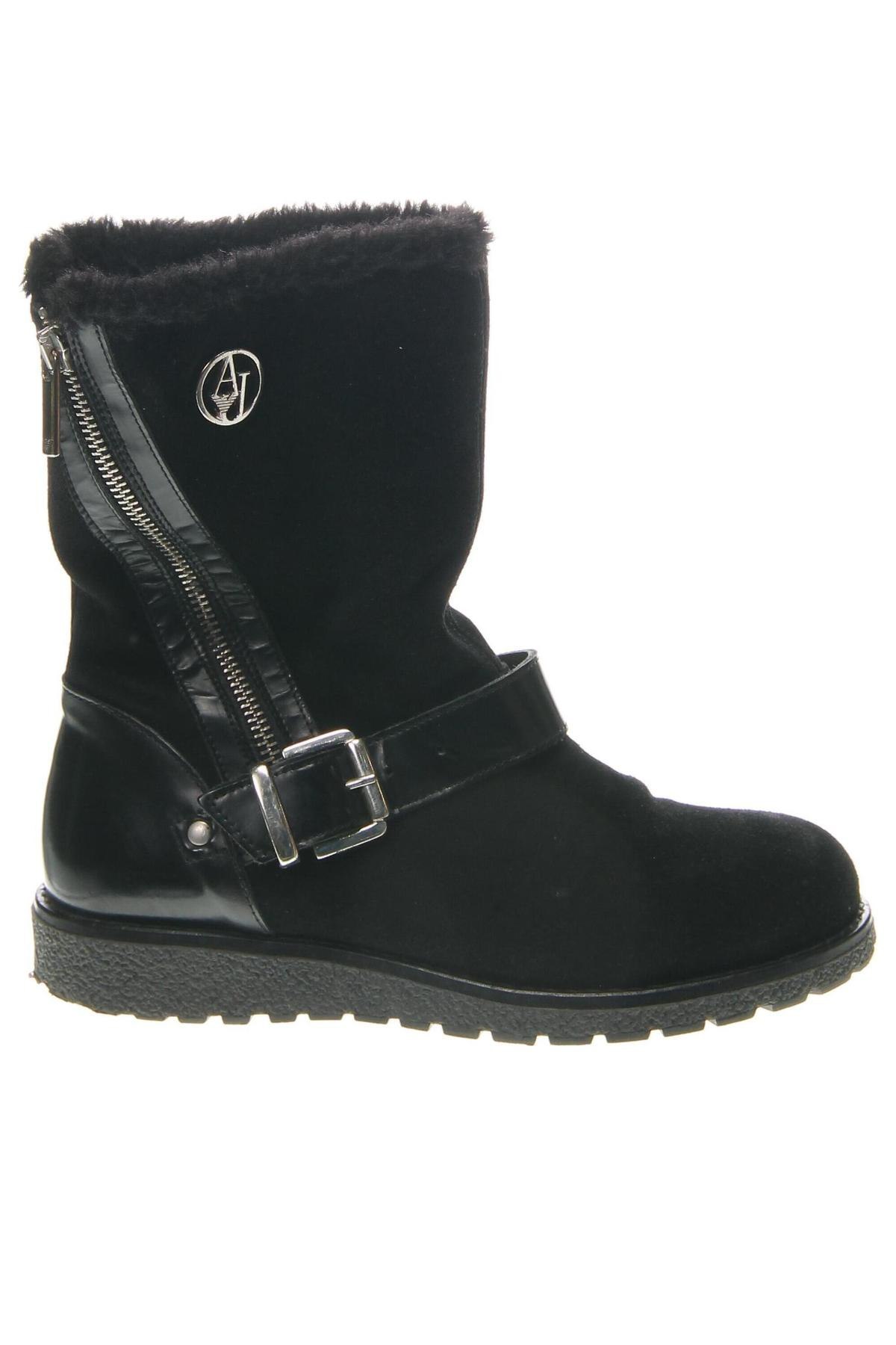 Botine de damă Armani Jeans, Mărime 37, Culoare Negru, Preț 599,00 Lei