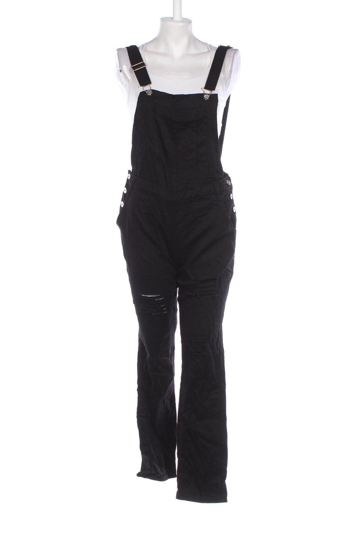 Langer Damen-Overall, Größe L, Farbe Schwarz, Preis € 11,99