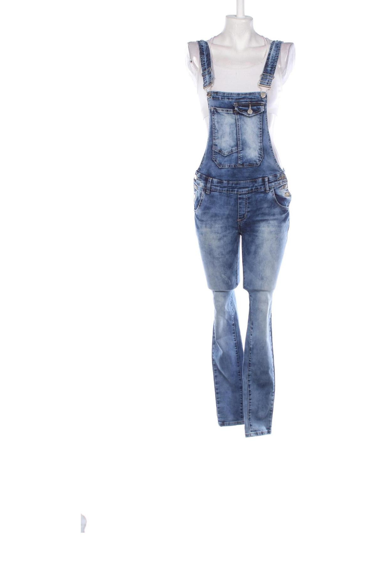 Langer Damen-Overall, Größe S, Farbe Blau, Preis € 15,99