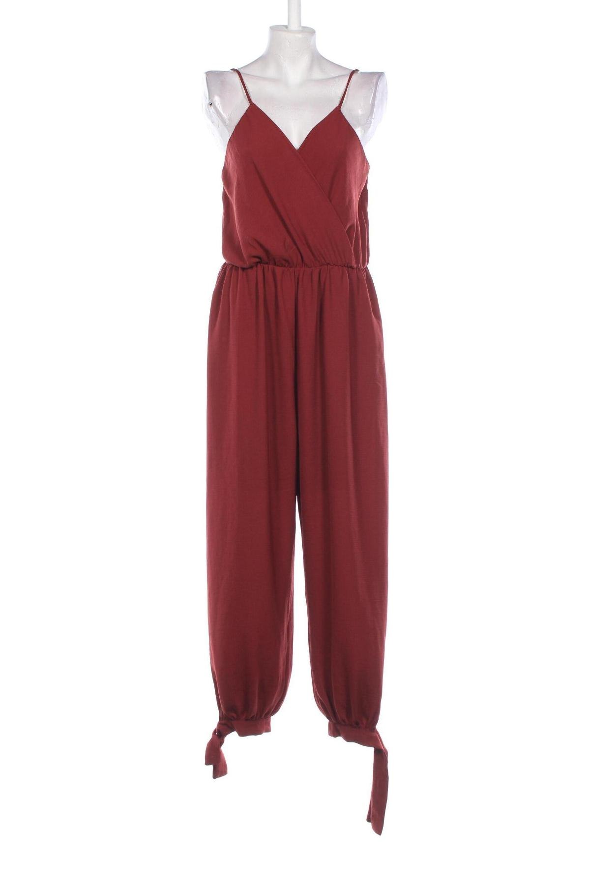 Langer Damen-Overall Zara, Größe L, Farbe Rot, Preis 13,99 €