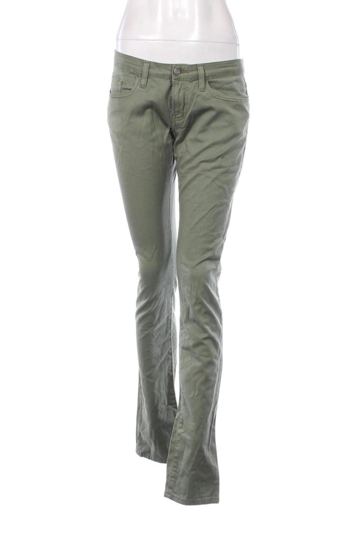 Pantaloni de femei Carhartt, Mărime M, Culoare Verde, Preț 100,99 Lei