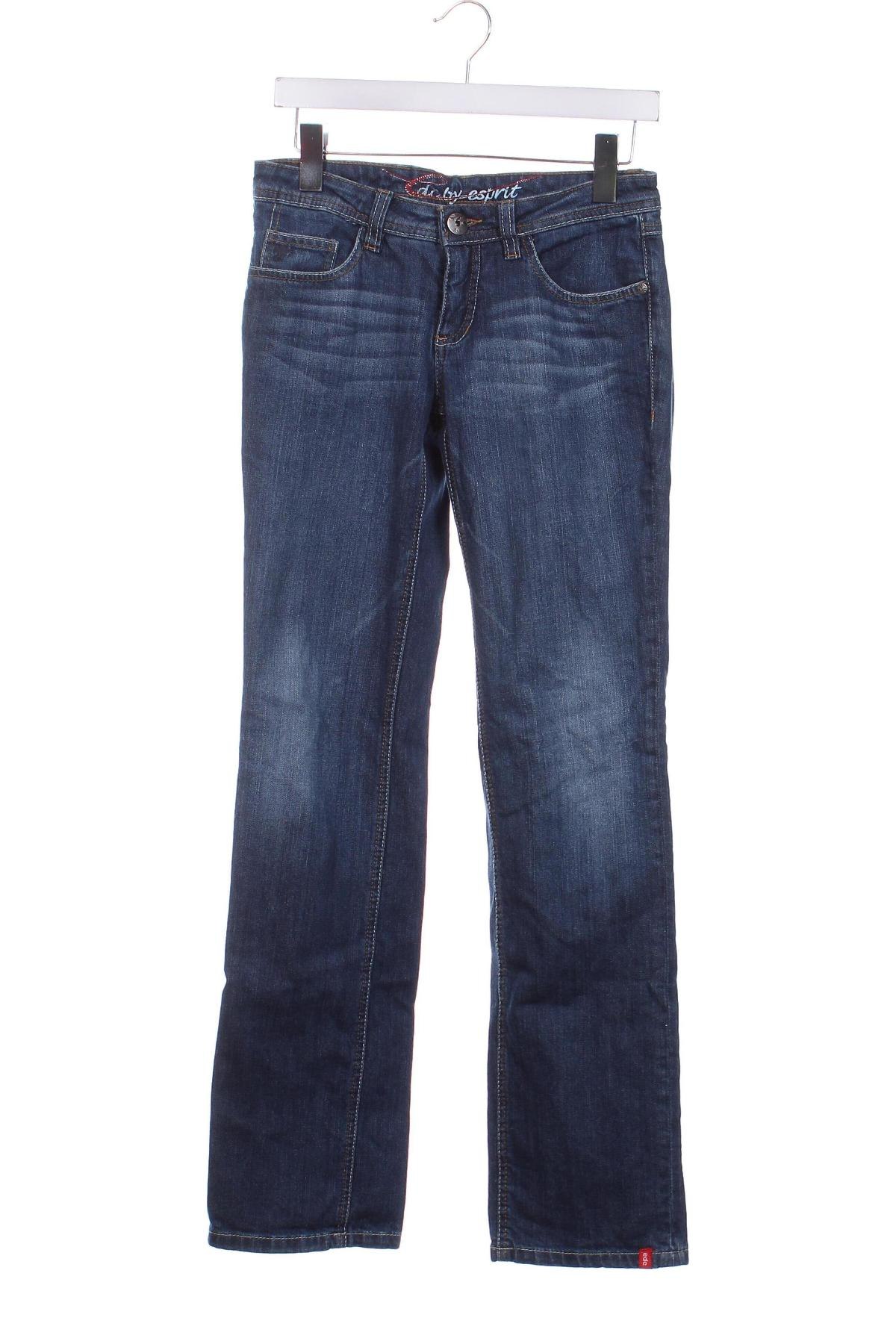 Damskie jeansy Edc By Esprit, Rozmiar S, Kolor Niebieski, Cena 63,99 zł