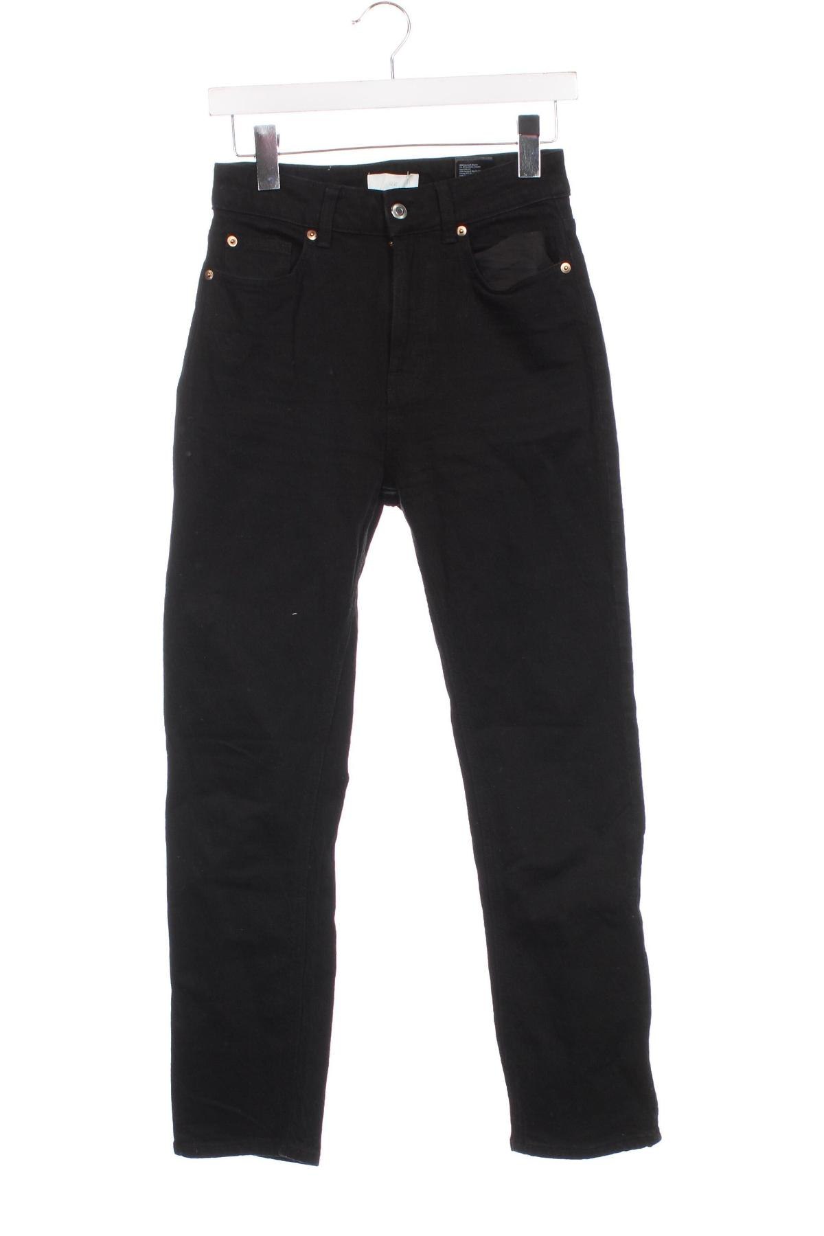 Damskie jeansy H&M, Rozmiar S, Kolor Czarny, Cena 46,99 zł