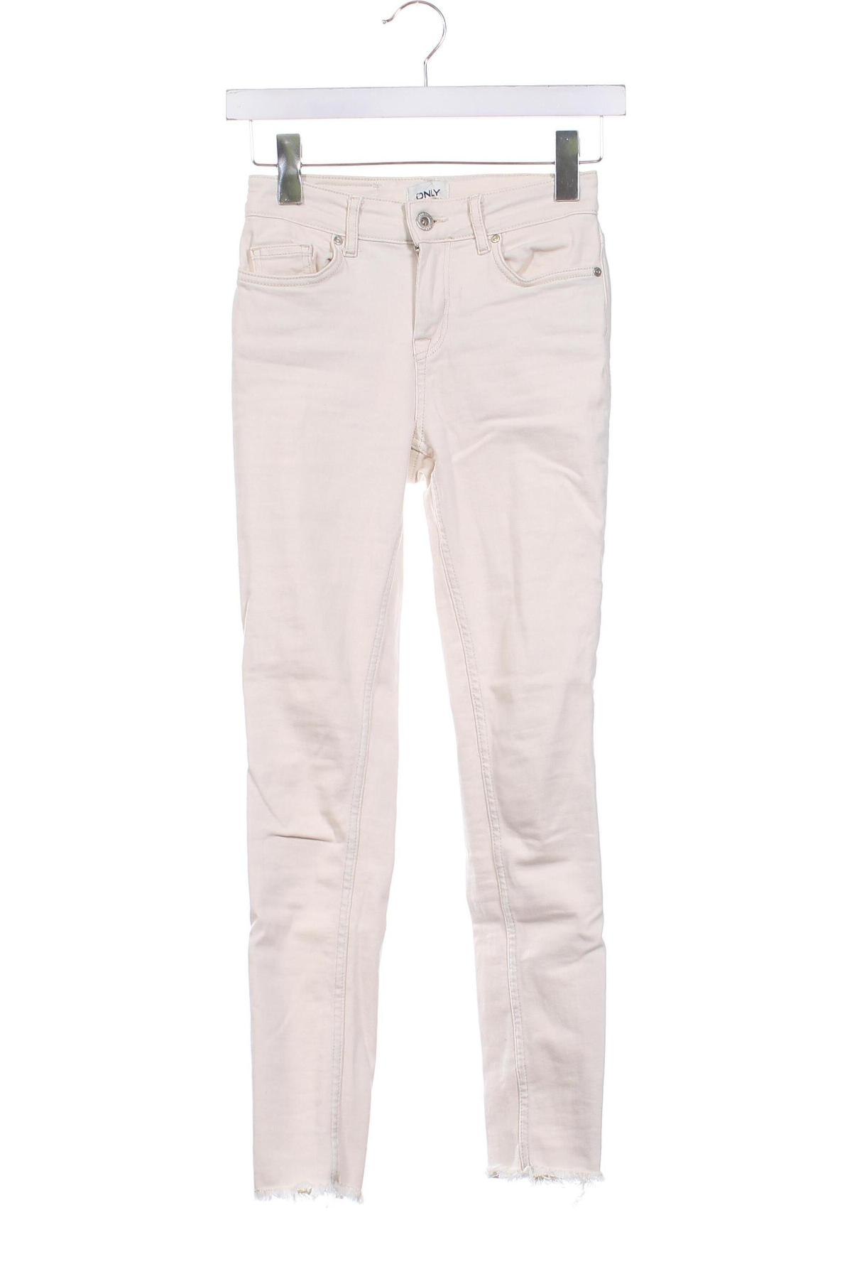 Damen Jeans ONLY, Größe XS, Farbe Ecru, Preis 15,36 €