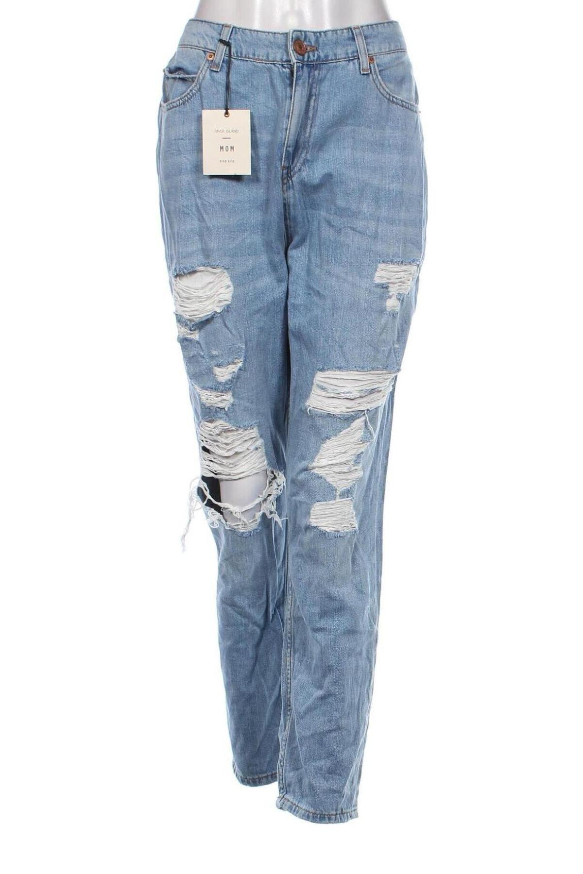 Damen Jeans River Island, Größe L, Farbe Blau, Preis € 29,49