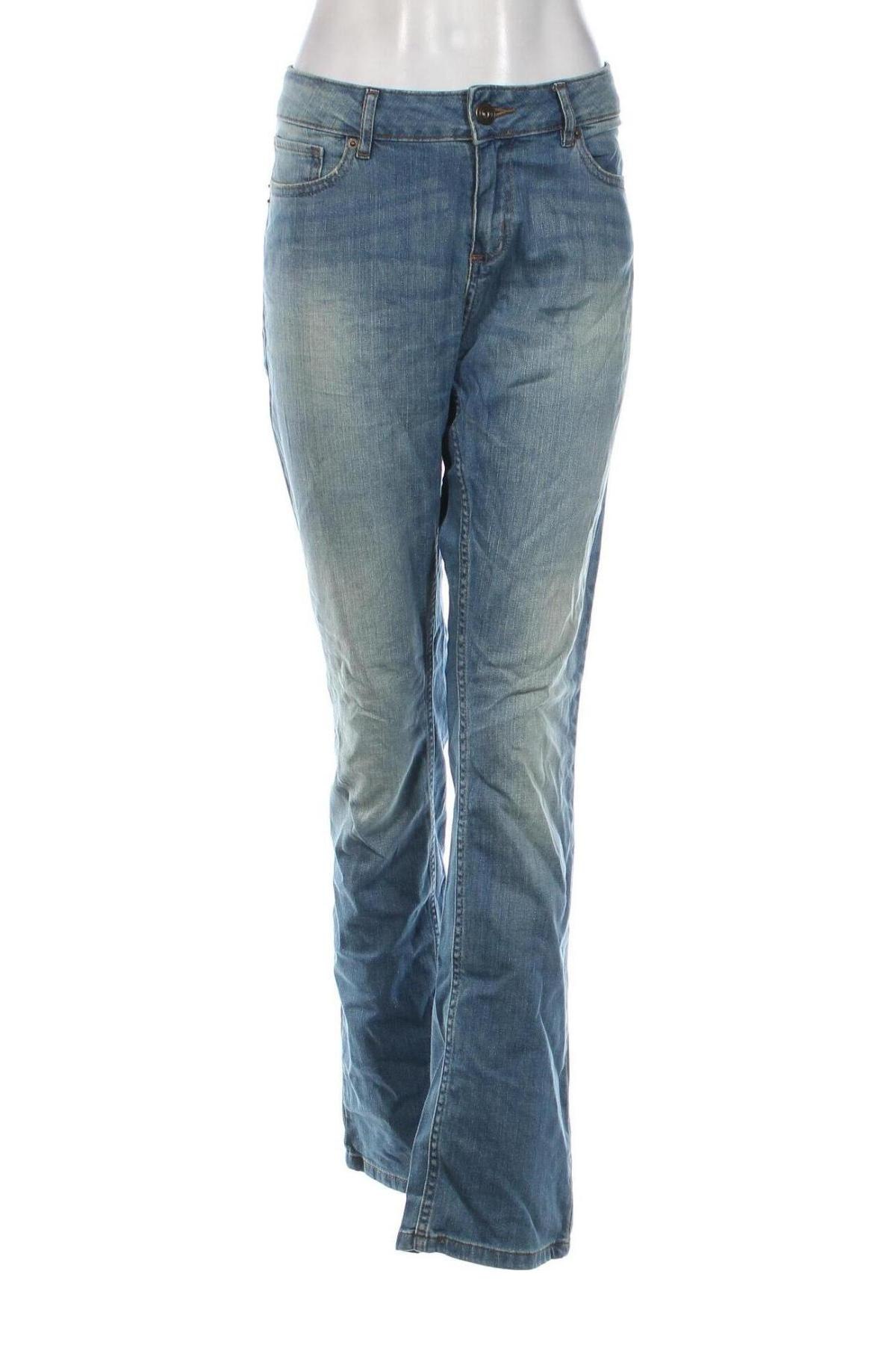 Damskie jeansy Straight Up, Rozmiar XL, Kolor Niebieski, Cena 41,99 zł