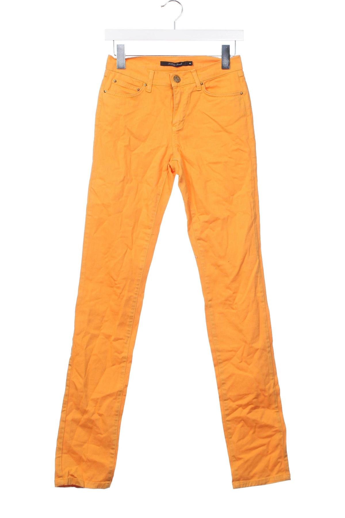 Damen Jeans Talking French, Größe XS, Farbe Orange, Preis 8,49 €