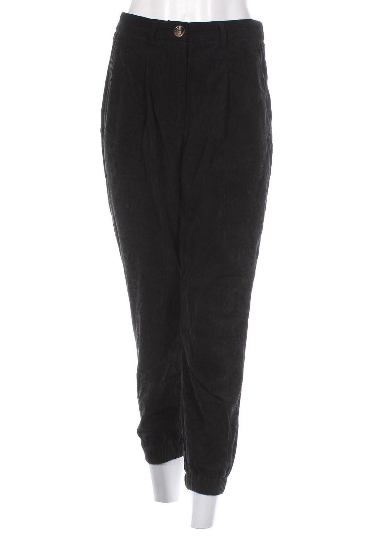 Pantaloni de velvet de femei, Mărime S, Culoare Negru, Preț 38,99 Lei