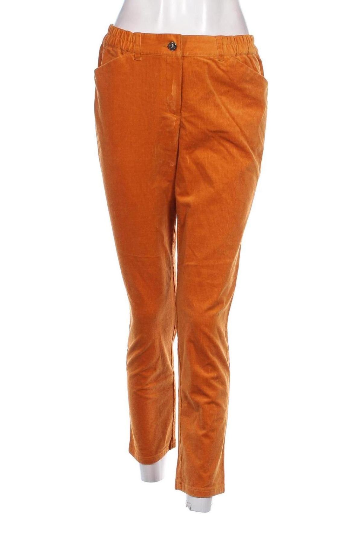 Damen Cordhose, Größe S, Farbe Orange, Preis 9,49 €