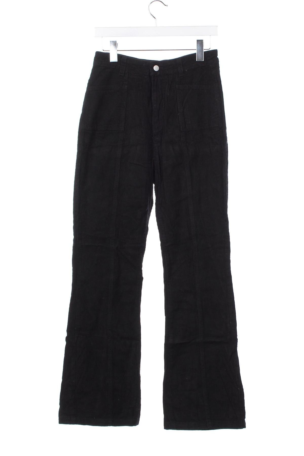 Pantaloni de velvet de femei Brave Soul, Mărime M, Culoare Negru, Preț 47,99 Lei