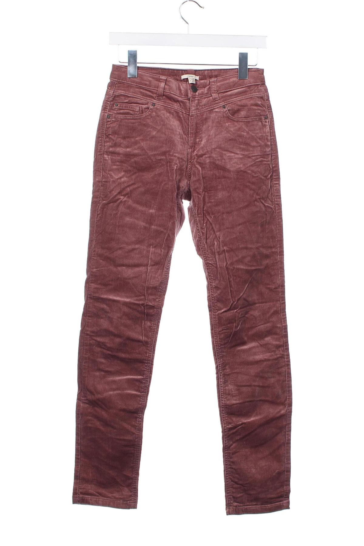 Pantaloni de velvet de femei Esprit, Mărime XS, Culoare Mov deschis, Preț 31,99 Lei