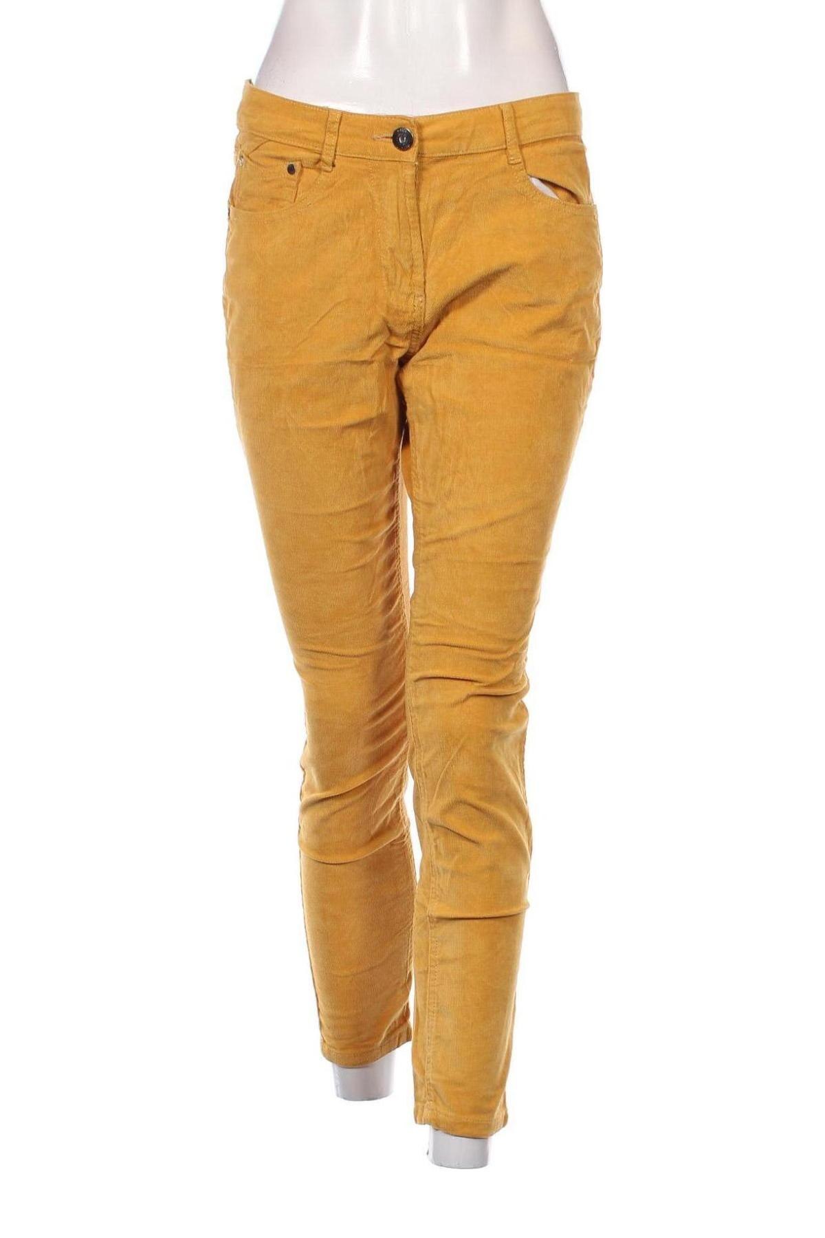 Damen Cordhose Gina Tricot, Größe M, Farbe Gelb, Preis € 6,99