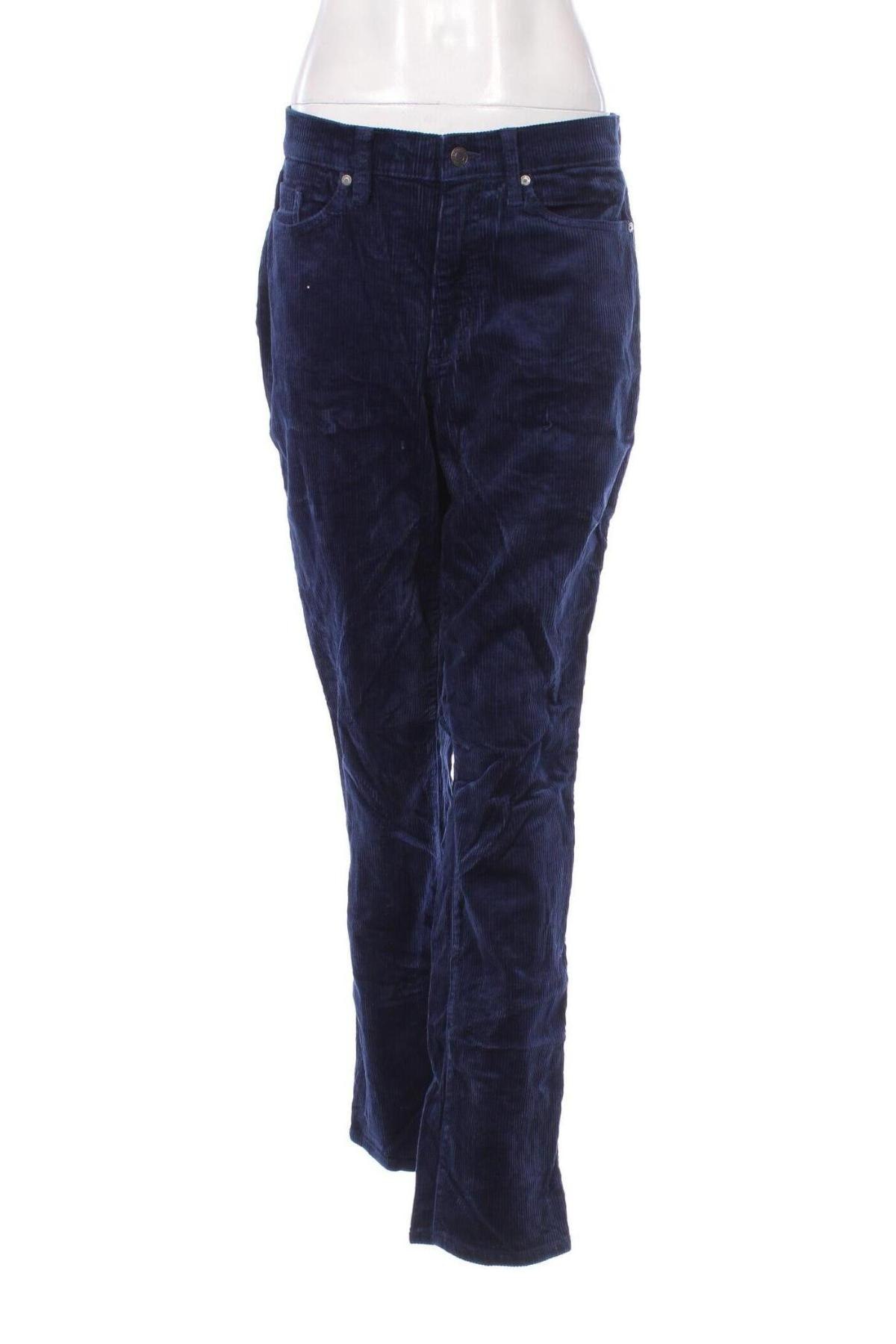 Pantaloni de velvet de femei Landscape, Mărime M, Culoare Albastru, Preț 38,99 Lei