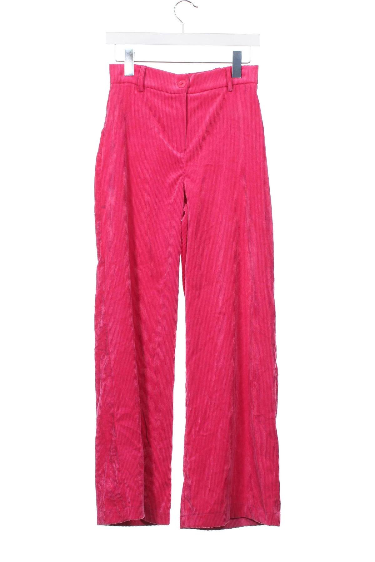 Pantaloni de velvet de femei Lola & Liza, Mărime S, Culoare Roz, Preț 63,99 Lei