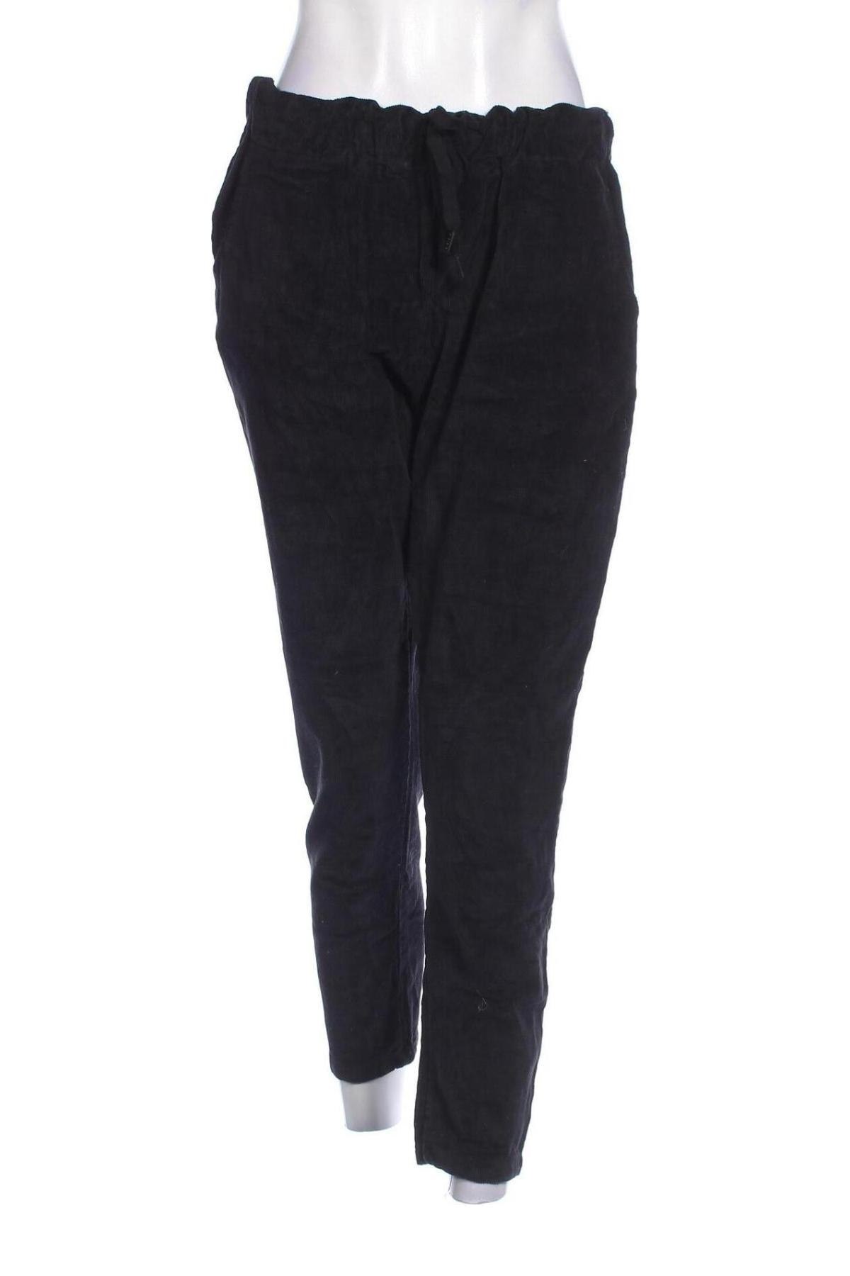 Damen Cordhose Made In Italy, Größe M, Farbe Schwarz, Preis 6,49 €