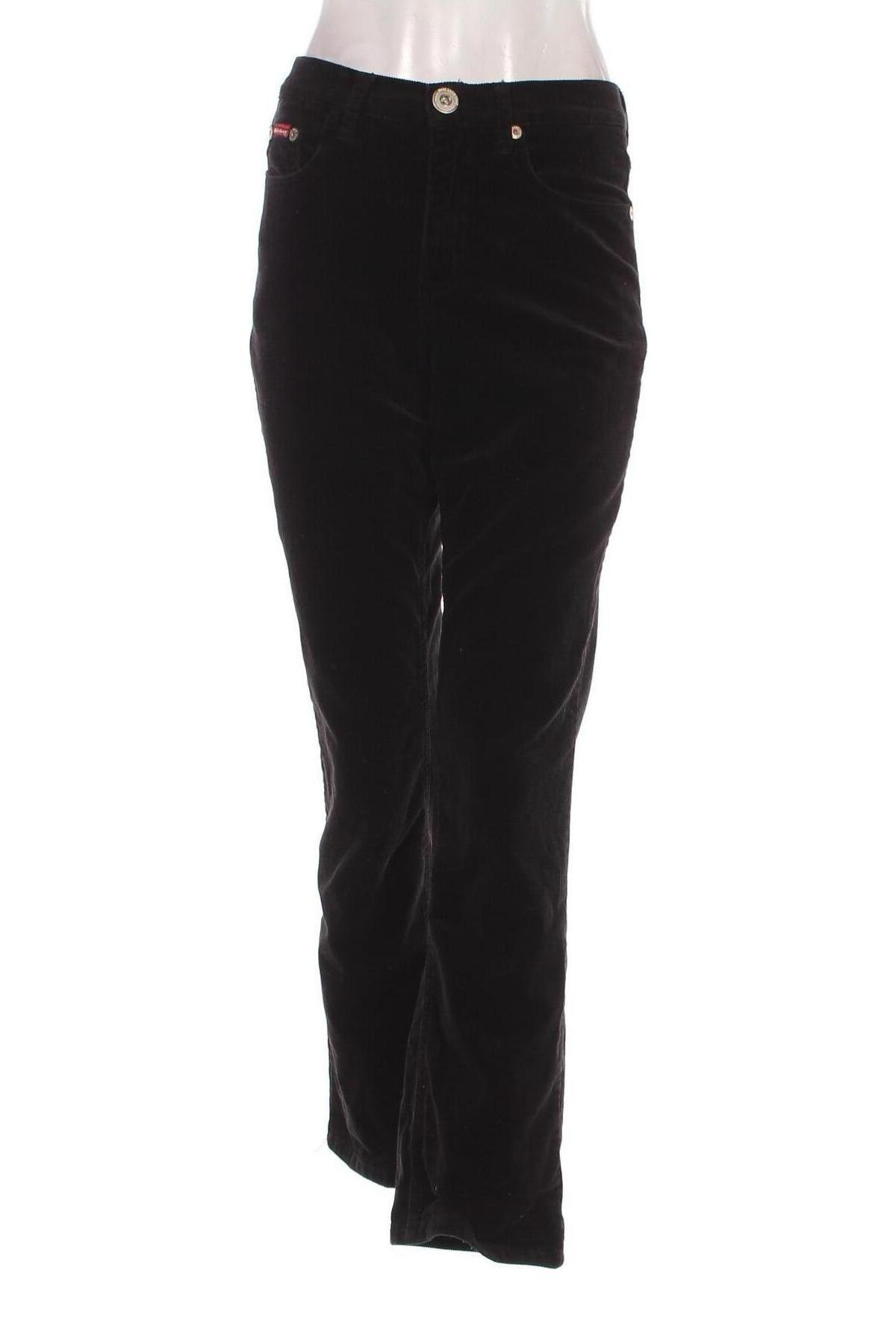 Pantaloni de velvet de femei Marc Lauge, Mărime S, Culoare Negru, Preț 122,45 Lei