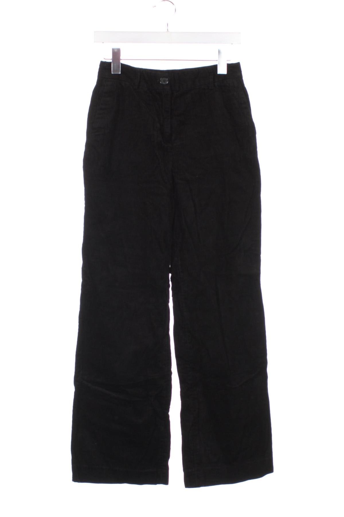 Pantaloni de velvet de femei Monki, Mărime XS, Culoare Negru, Preț 29,99 Lei