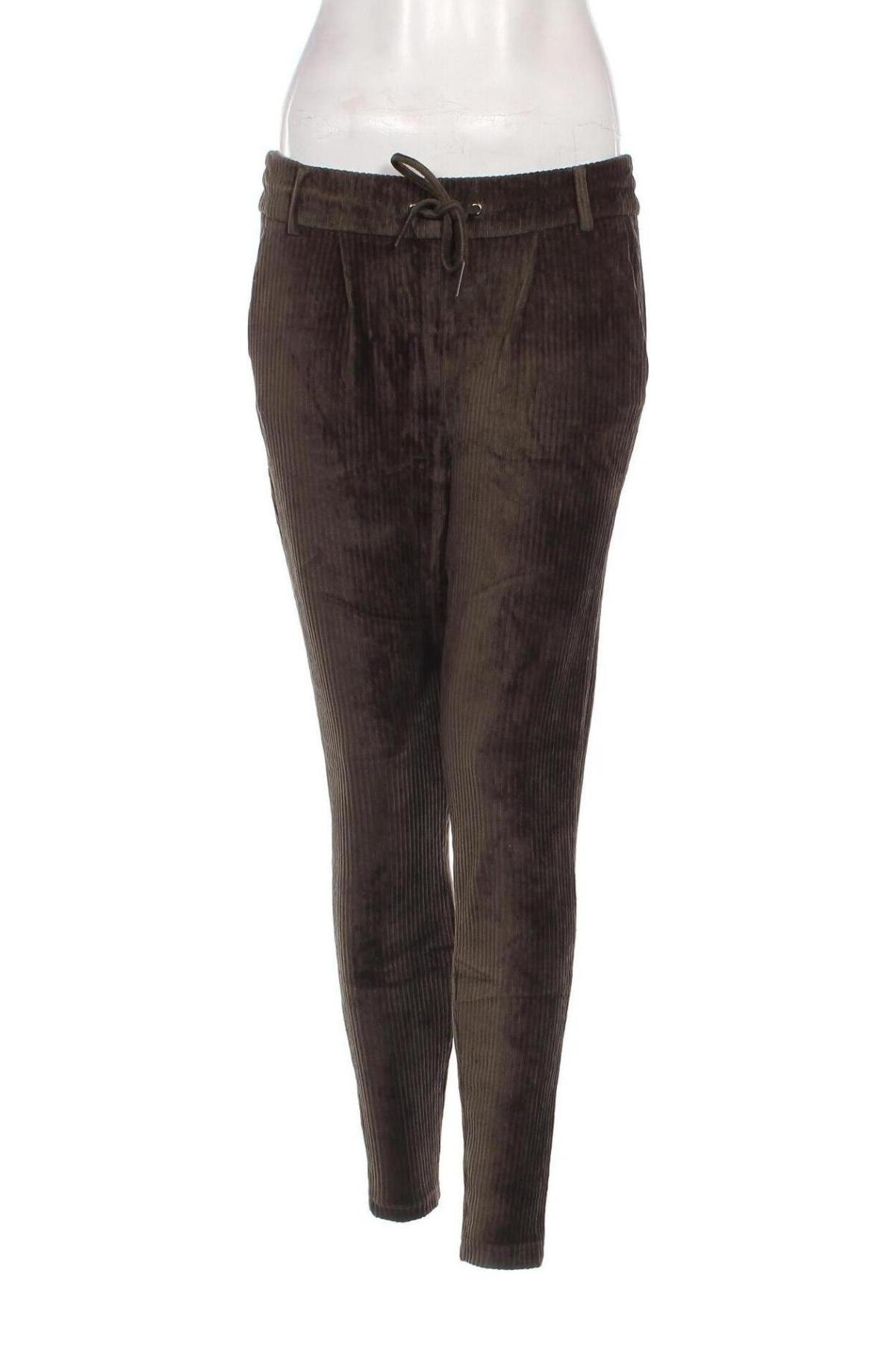 Pantaloni de velvet de femei ONLY, Mărime S, Culoare Verde, Preț 29,99 Lei